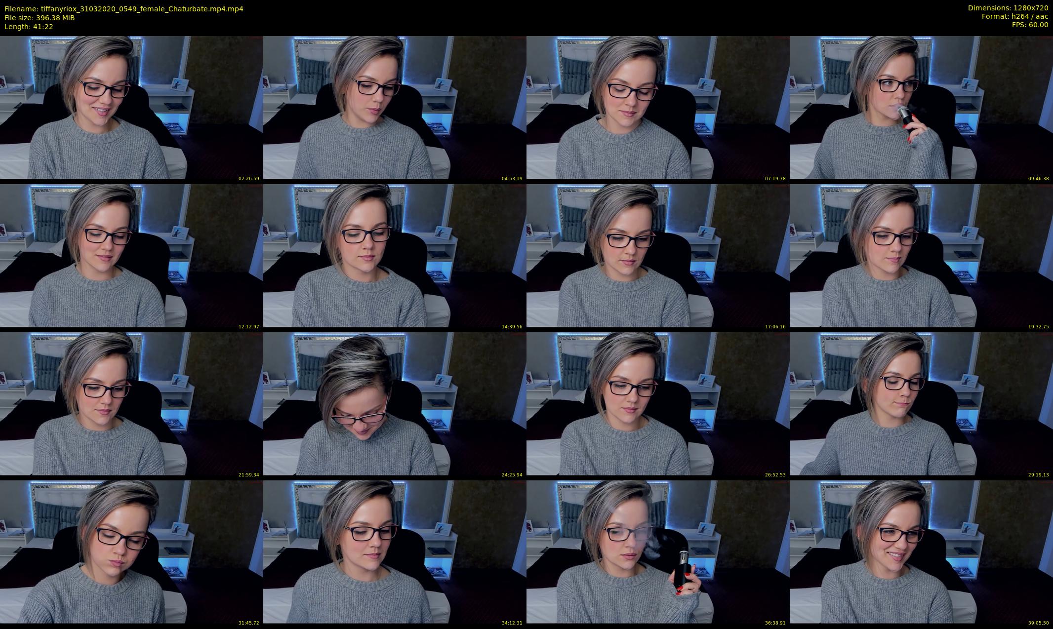 tiffanyriox — 42 minute Chaturbate female cam show recording, 720p, Mar 31, 2020