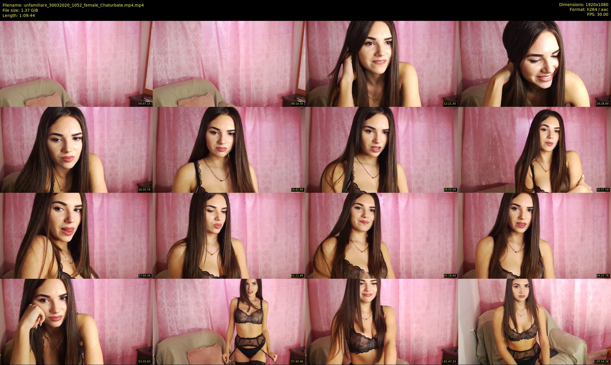 unfamiliarx — 70 minute Chaturbate female cam show recording, 1080p, Mar 30, 2020