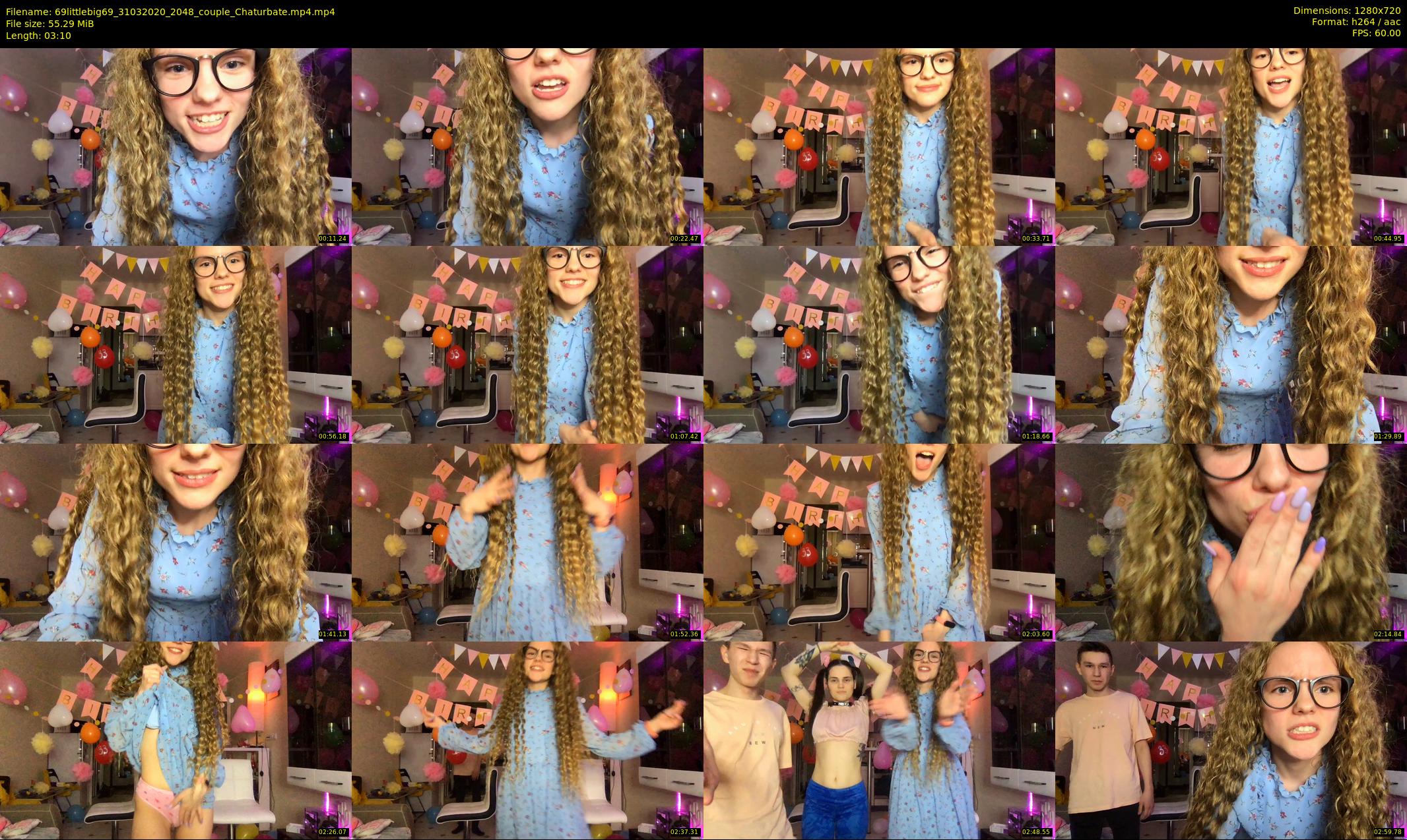 69littlebig69 — 4 minute Chaturbate couple cam show recording, 720p, Mar 31, 2020