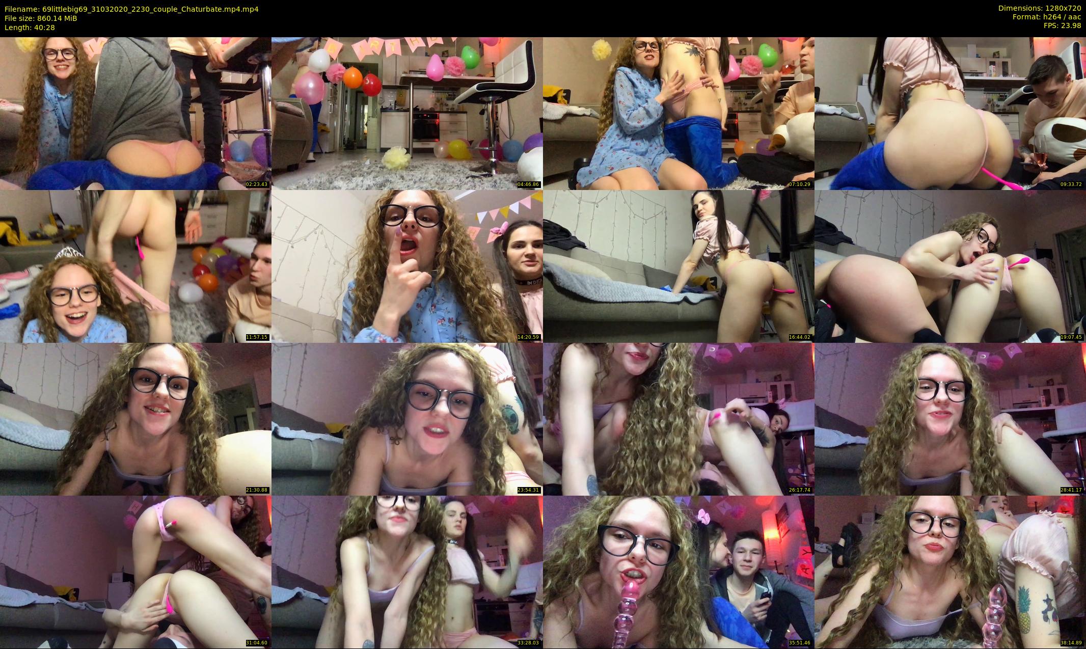 69littlebig69 — 41 minute Chaturbate couple cam show recording, 720p, Mar 31, 2020