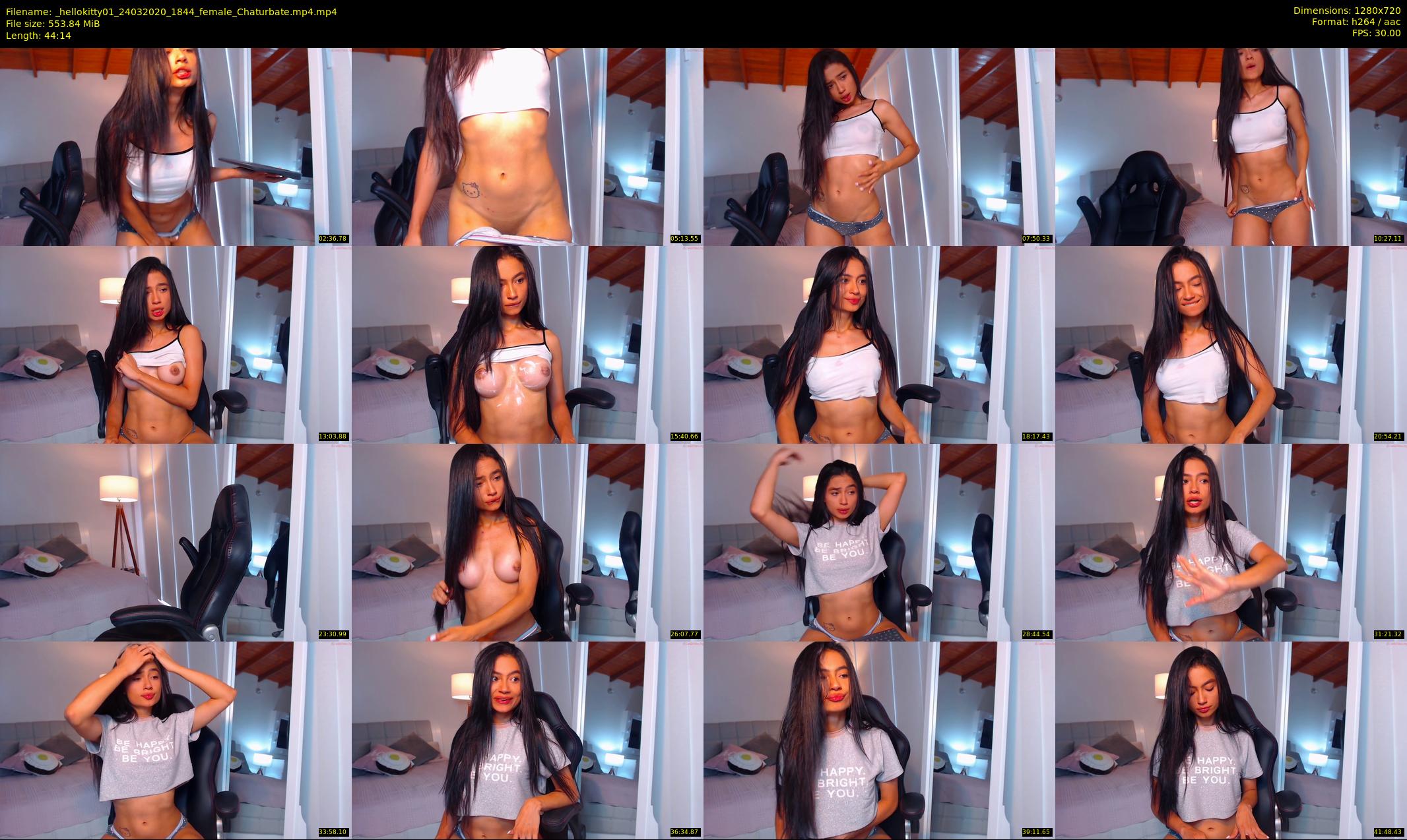 _hellokitty01 — 45 minute Chaturbate female cam show recording, 720p, Mar 24, 2020