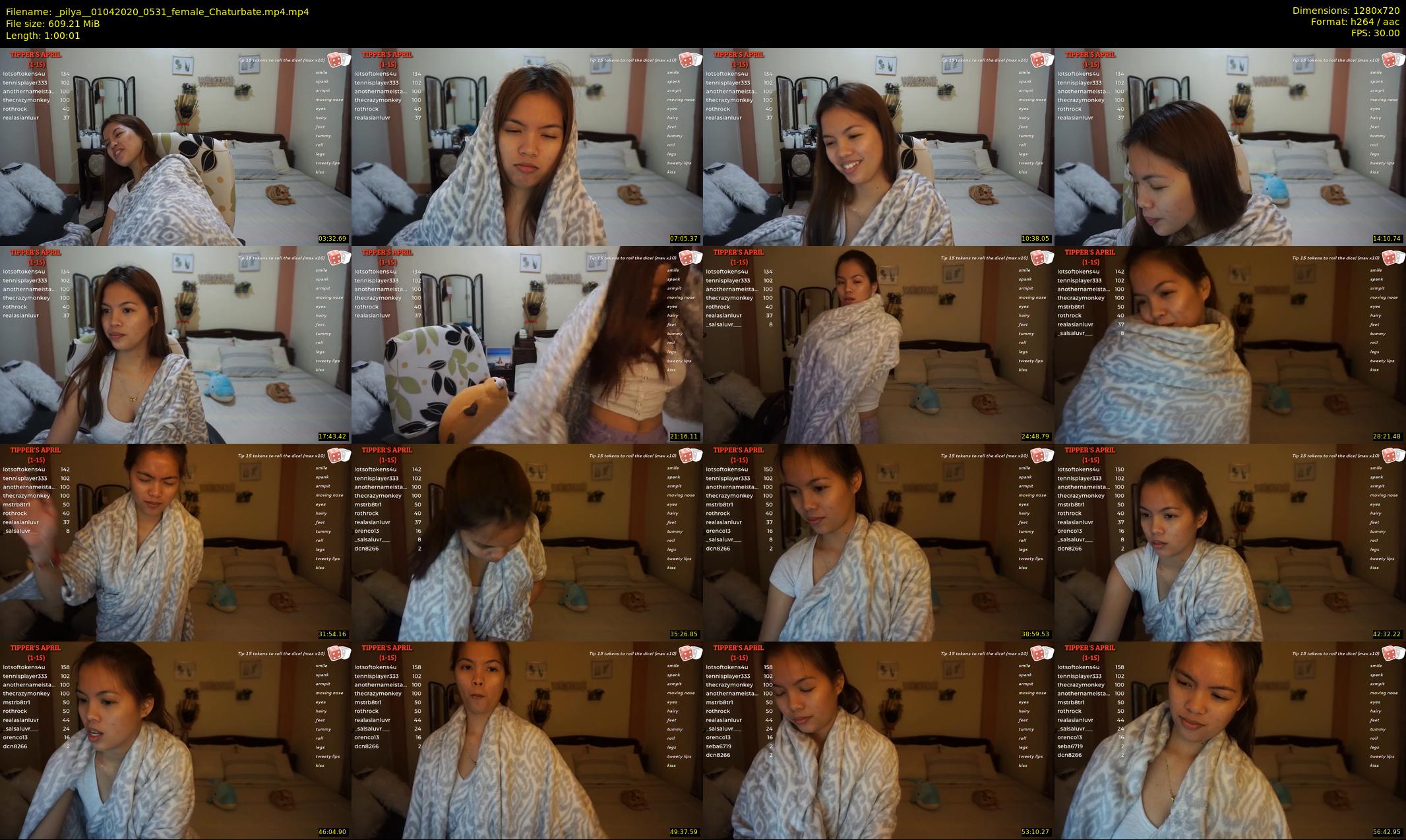 _pilya_ — 61 minute Chaturbate female cam show recording, 720p, Apr 1, 2020