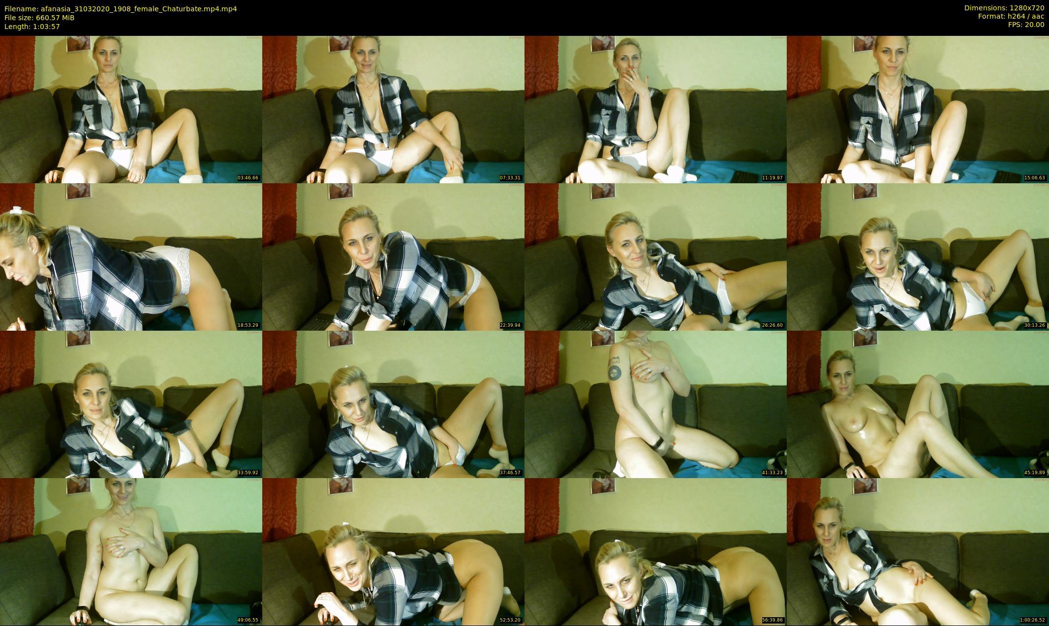 afanasia — 64 minute Chaturbate female cam show recording, 720p, Mar 31, 2020