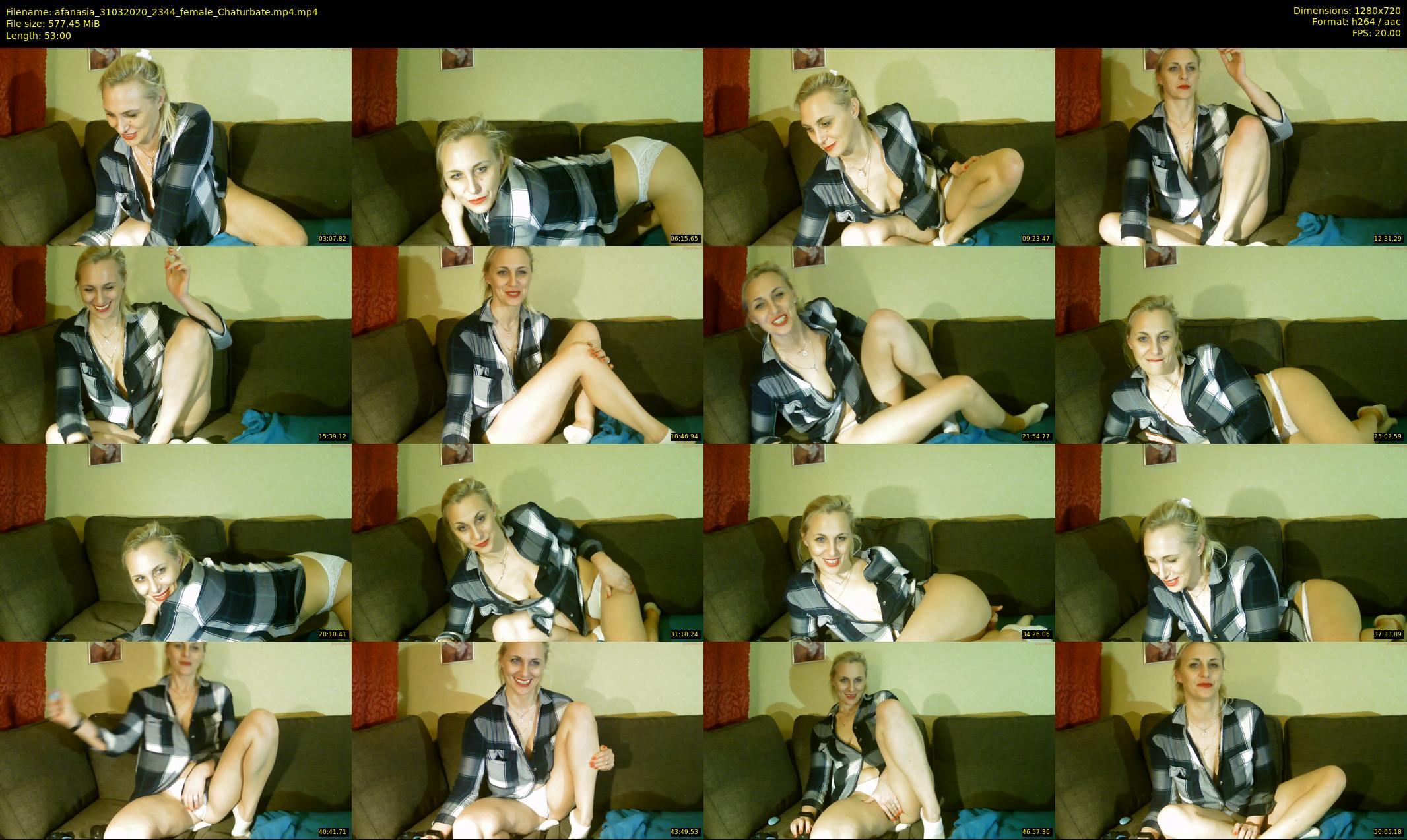 afanasia — 53 minute Chaturbate female cam show recording, 720p, Mar 31, 2020