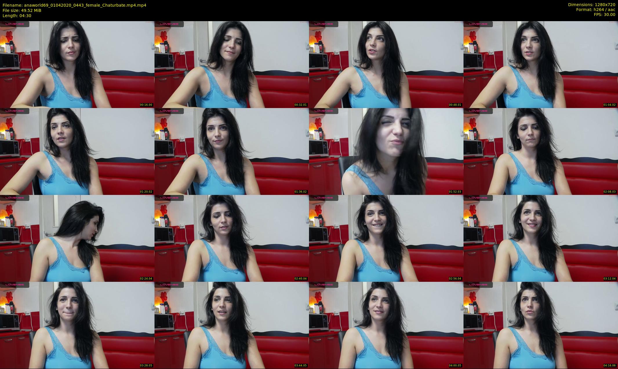 anaworld69 — 5 minute Chaturbate female cam show recording, 720p, Apr 1, 2020