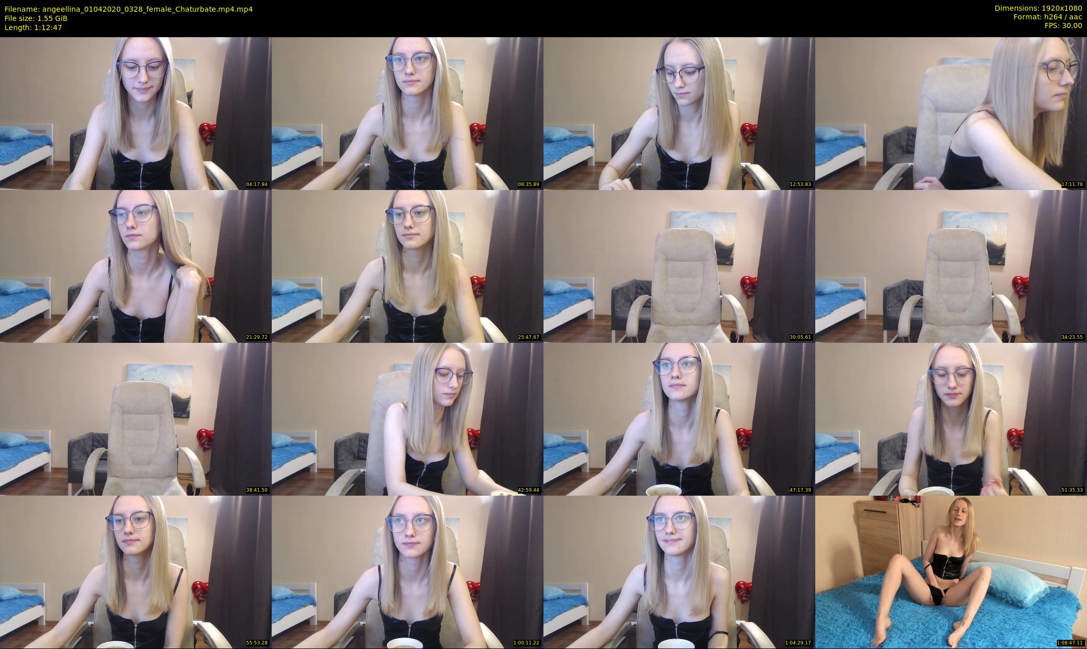 angeellina — 73 minute Chaturbate female cam show recording, 1080p, Apr 1, 2020
