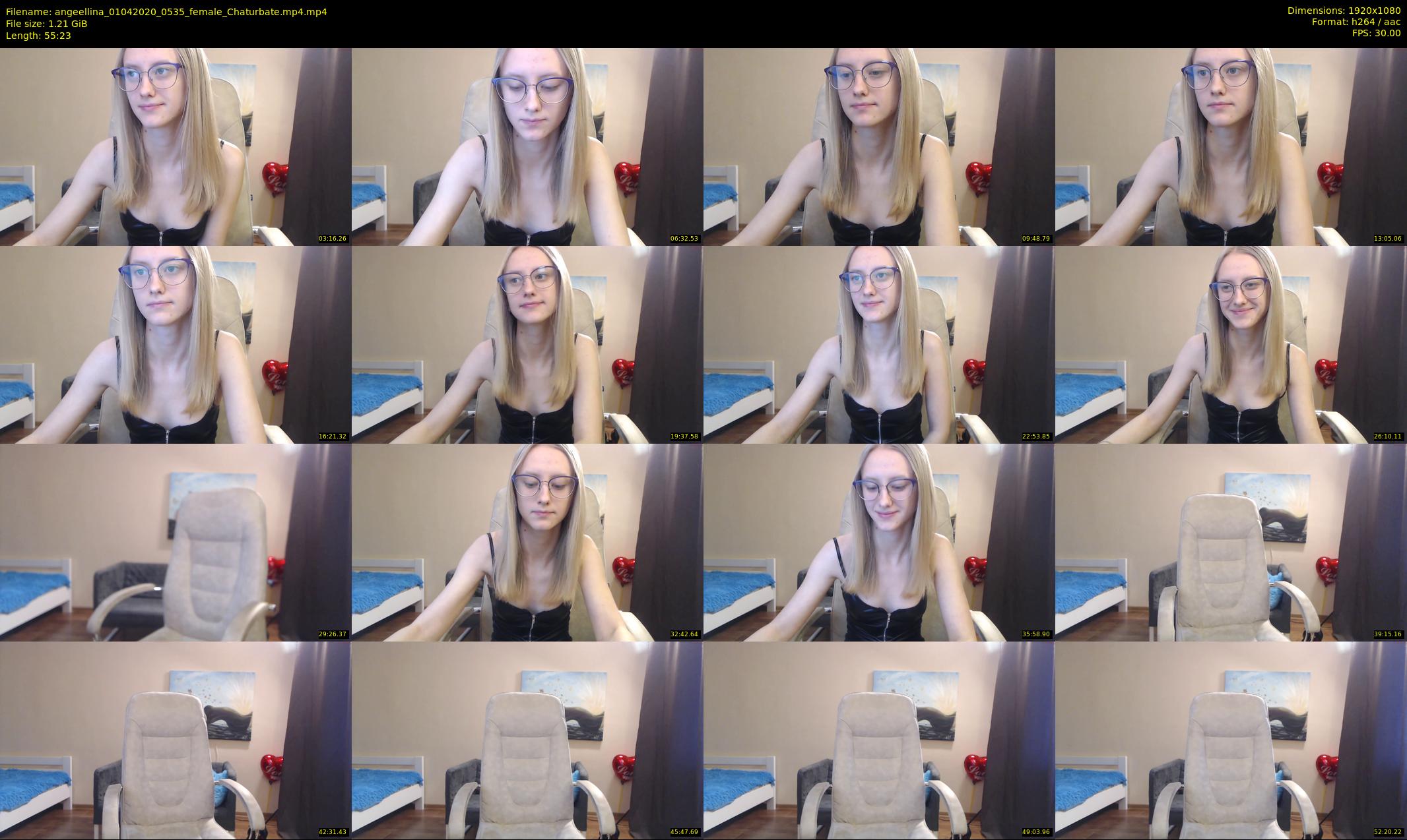 angeellina — 56 minute Chaturbate female cam show recording, 1080p, Apr 1, 2020