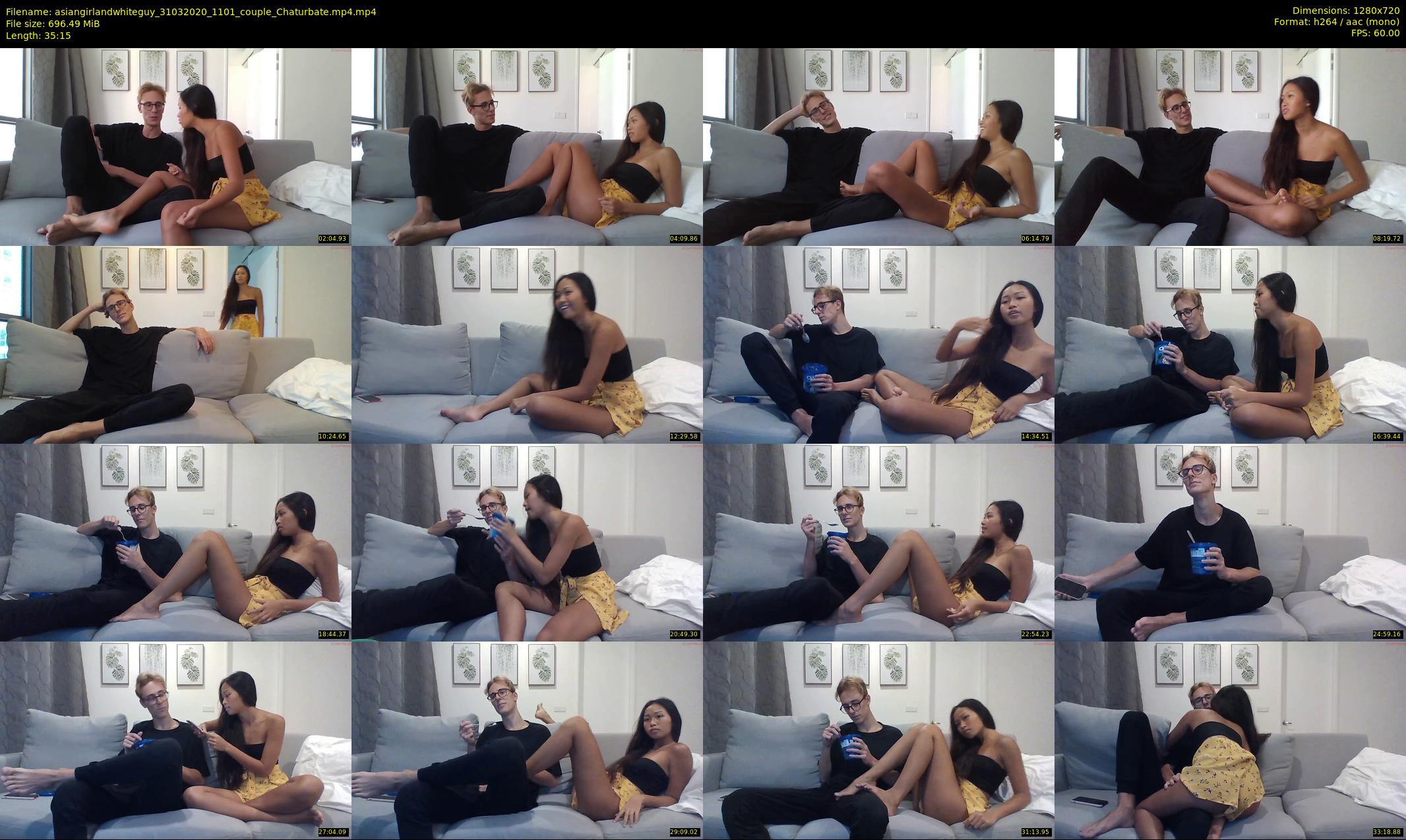 asiangirlandwhiteguy — 36 minute Chaturbate couple cam show recording, 720p, Mar 31, 2020