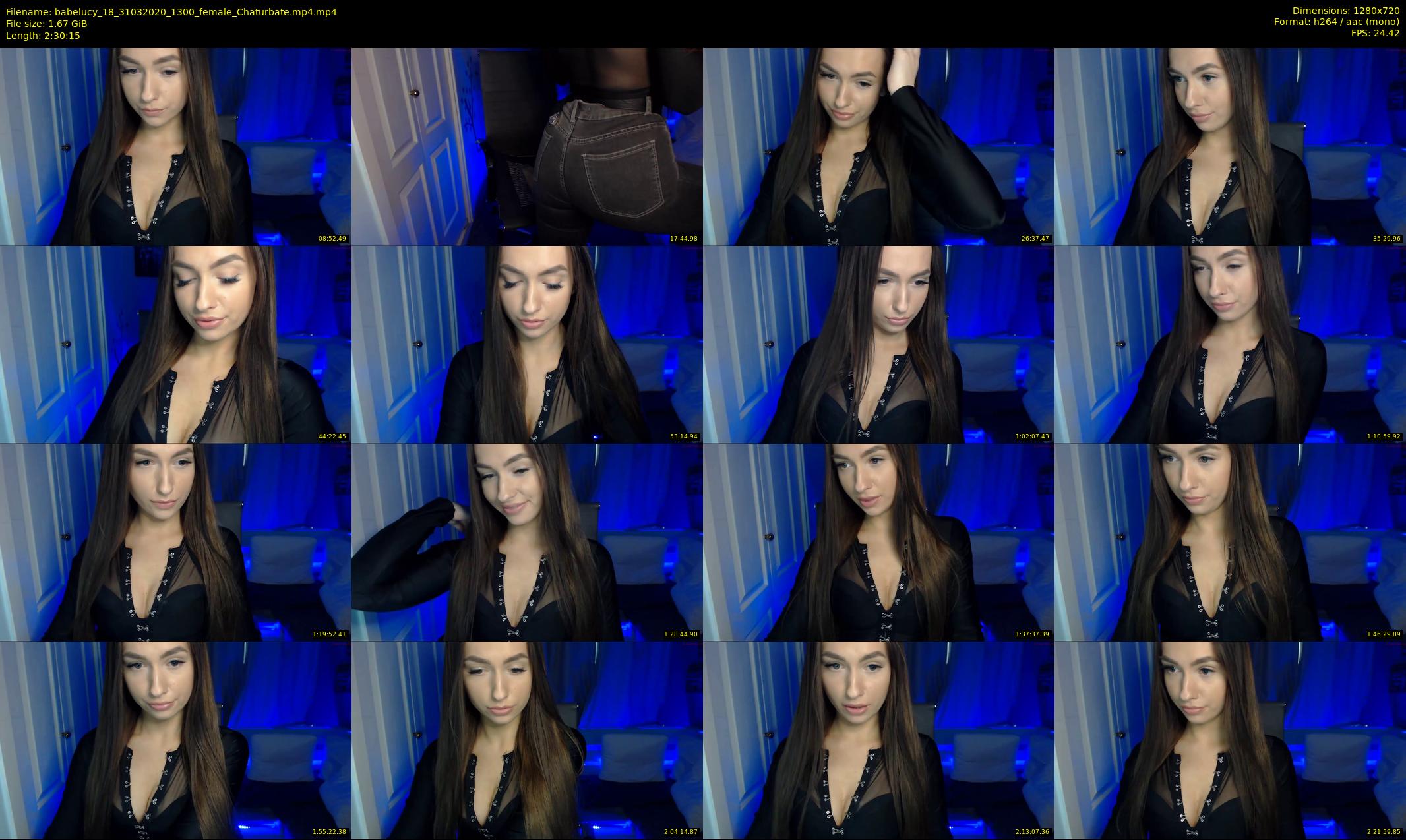 babelucy_18 — 151 minute Chaturbate female cam show recording, 720p, Mar 31, 2020