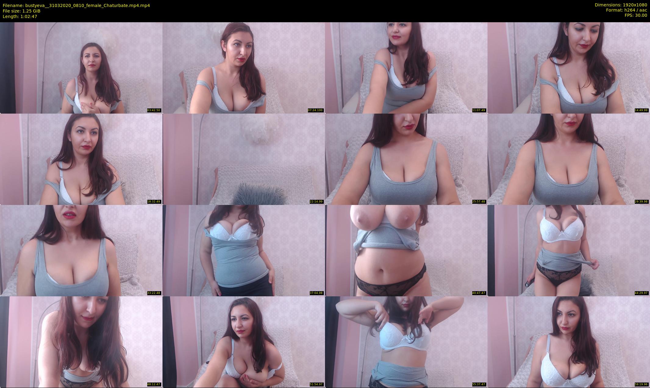 bustyeva_ — 63 minute Chaturbate female cam show recording, 1080p, Mar 31, 2020