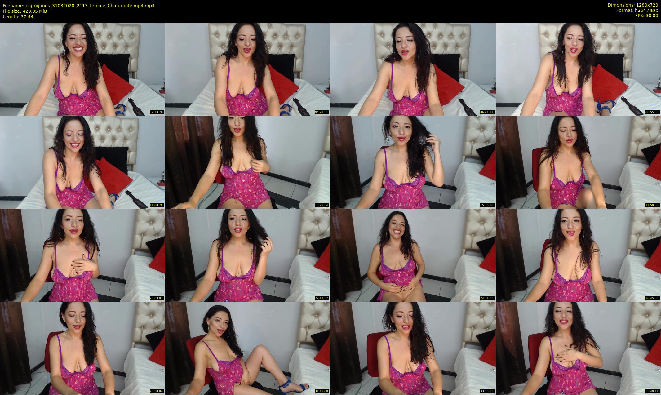 capriijones — 38 minute Chaturbate female cam show recording, 720p, Mar 31, 2020