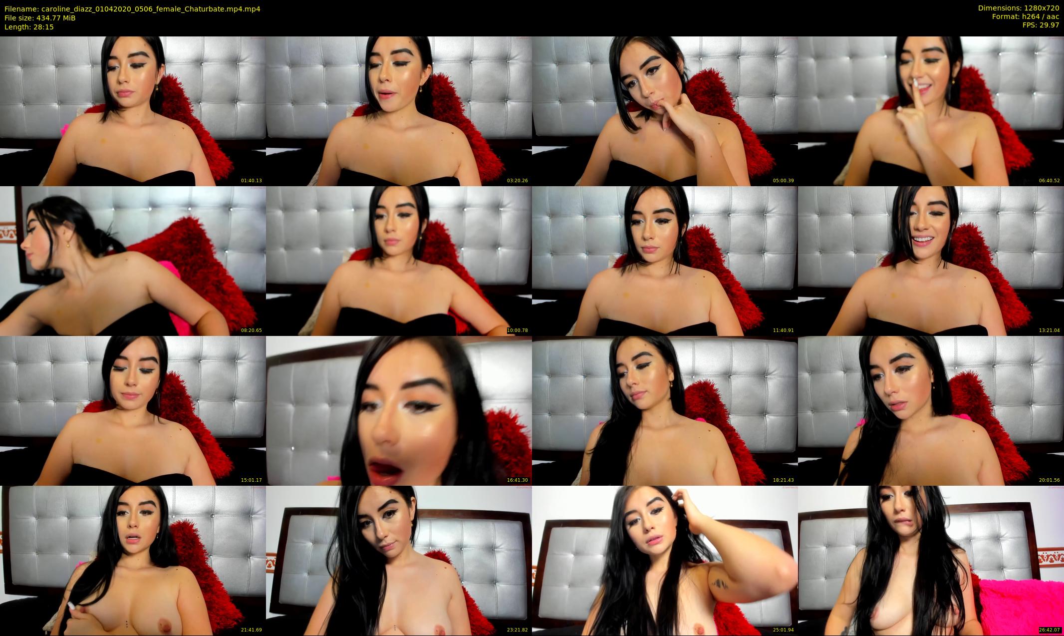 caroline_diazz — 29 minute Chaturbate female cam show recording, 720p, Apr 1, 2020