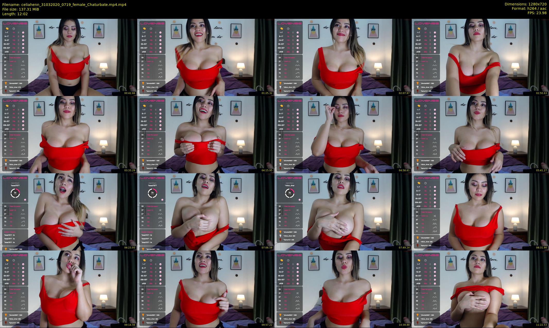 celiahenn — 13 minute Chaturbate female cam show recording, 720p, Mar 31, 2020
