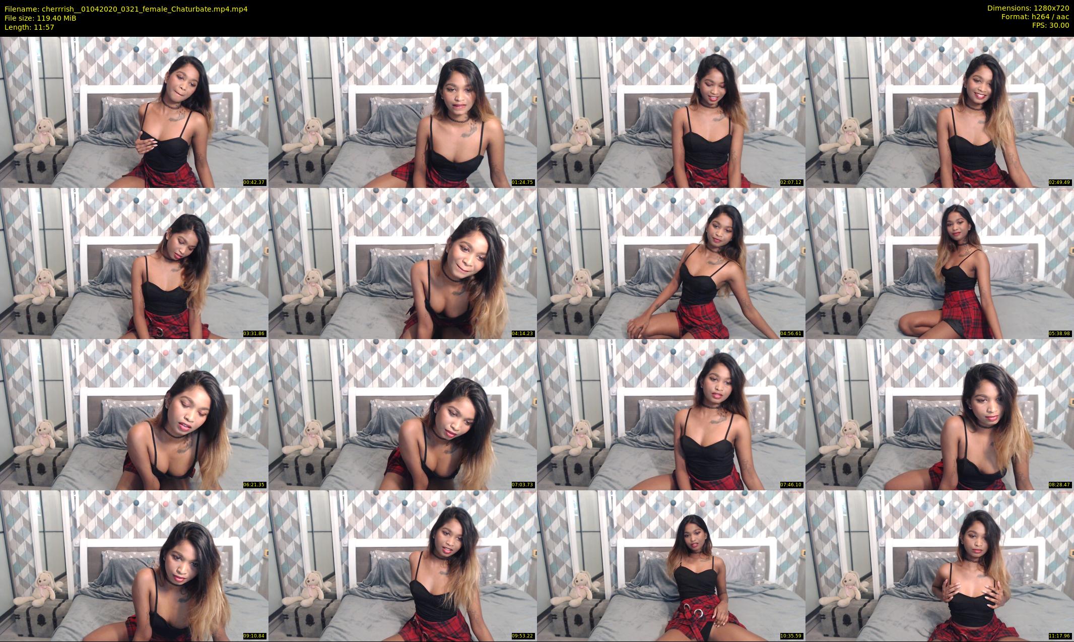cherrrish_ — 12 minute Chaturbate female cam show recording, 720p, Apr 1, 2020