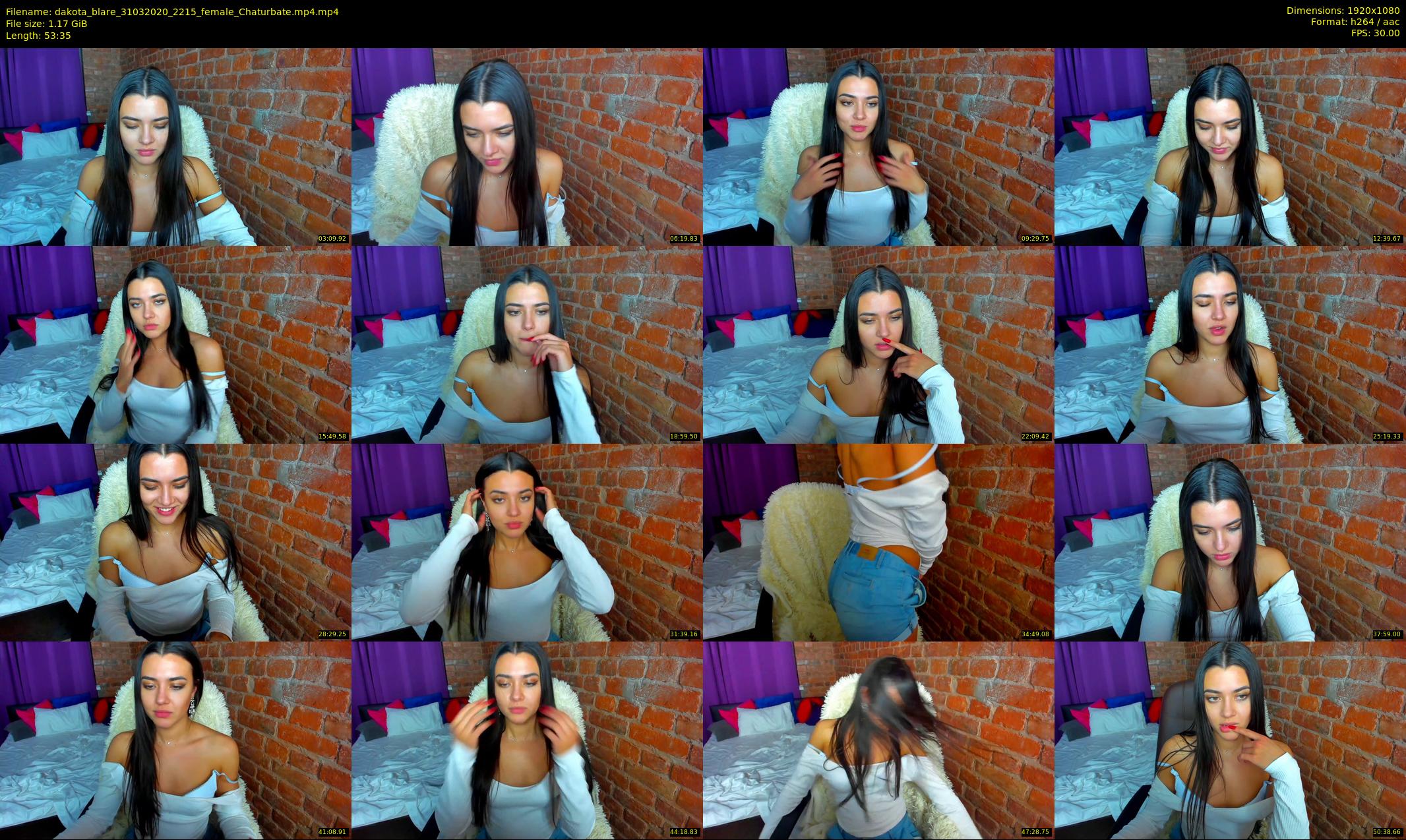 dakota_blare — 54 minute Chaturbate female cam show recording, 1080p, Mar 31, 2020