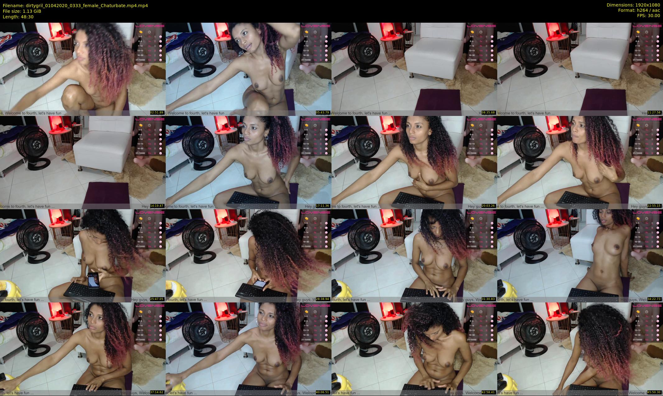 dirtygril — 49 minute Chaturbate female cam show recording, 1080p, Apr 1, 2020