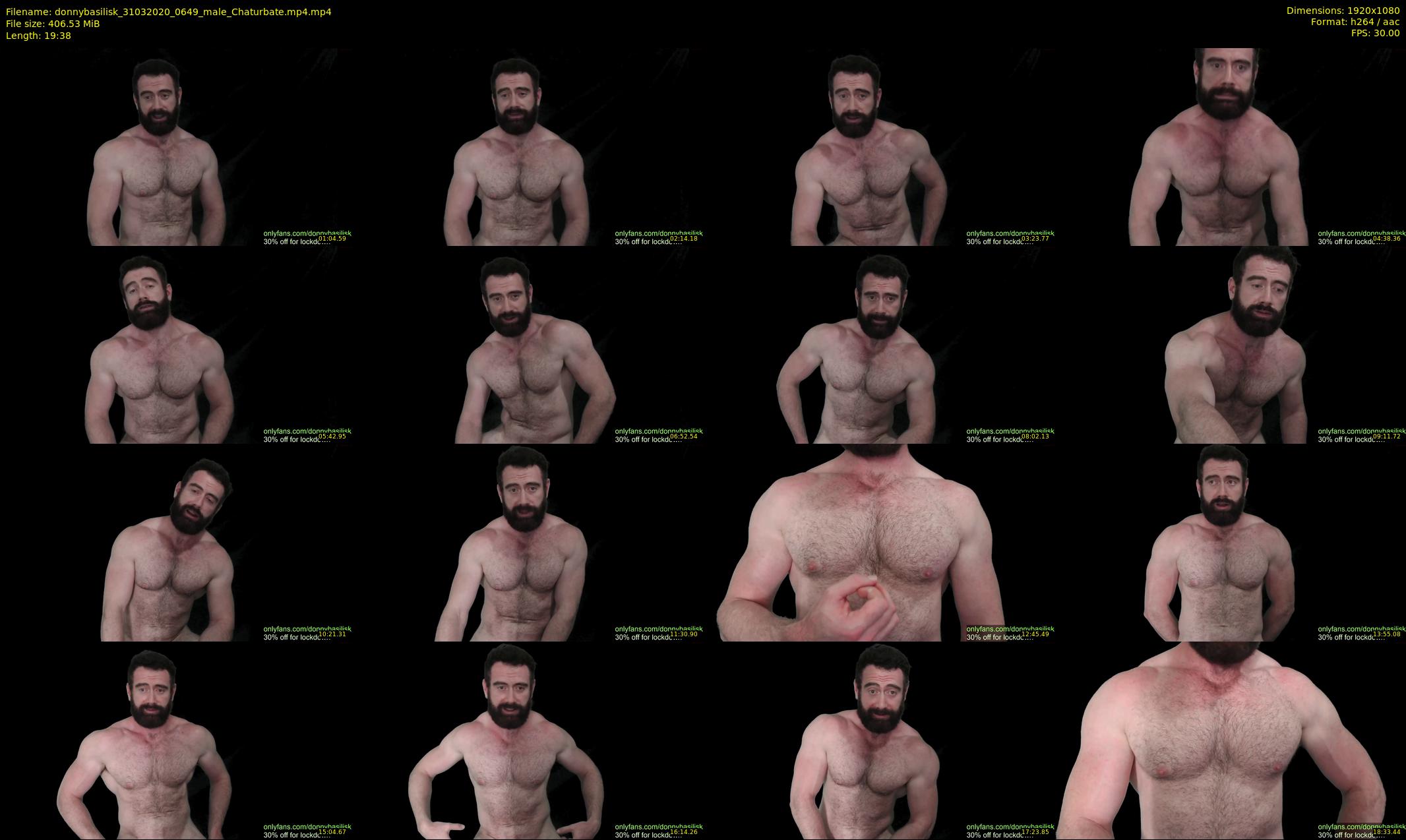 donnybasilisk — 20 minute Chaturbate male cam show recording, 1080p, Mar 31, 2020