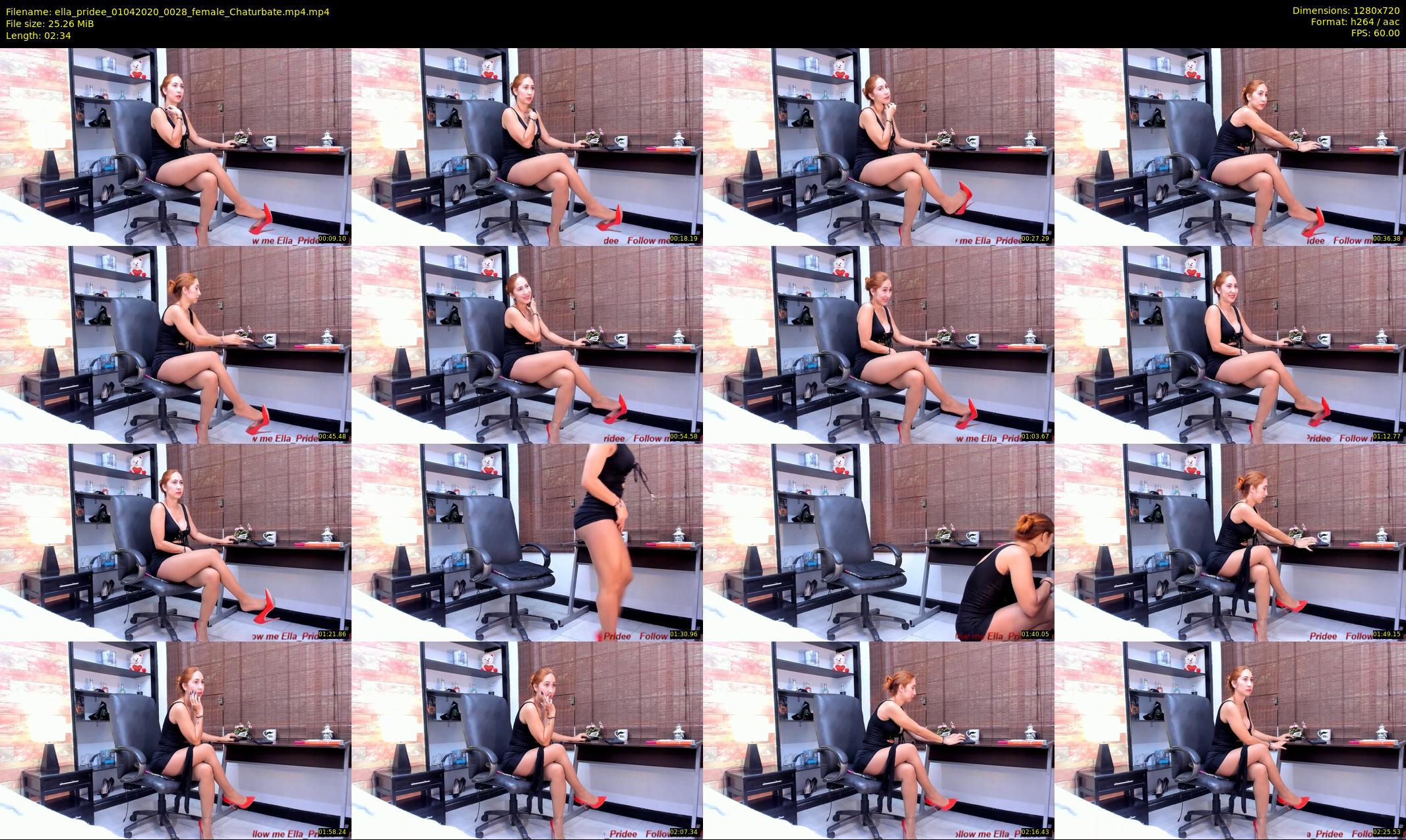 ella_pridee — 3 minute Chaturbate female cam show recording, 720p, Apr 1, 2020