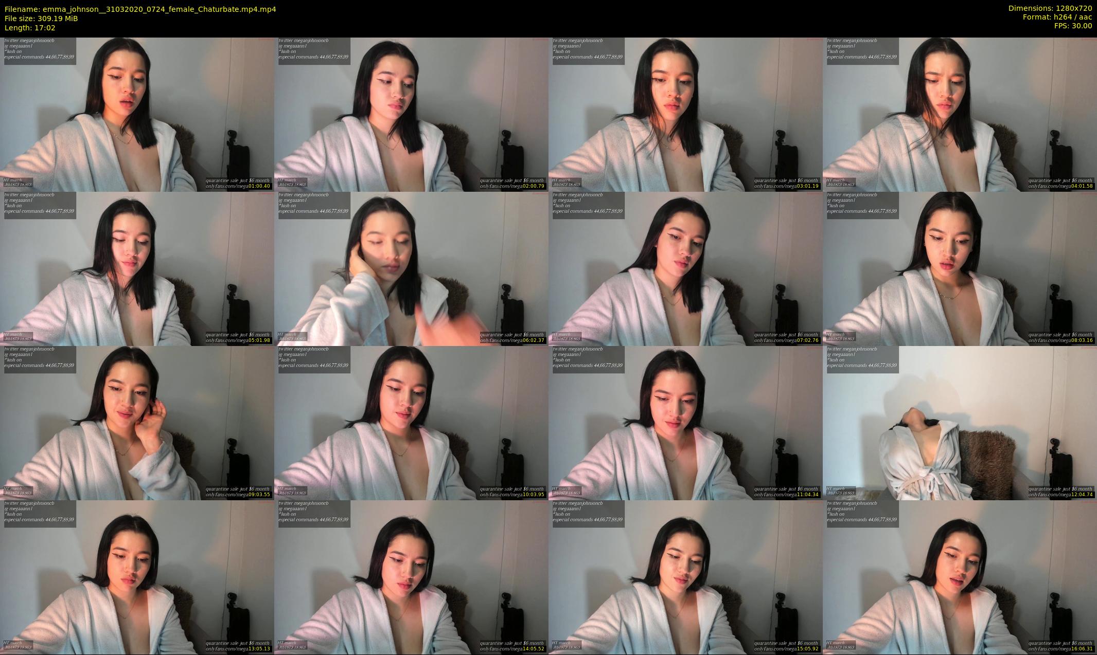 emma_johnson_ — 18 minute Chaturbate female cam show recording, 720p, Mar 31, 2020