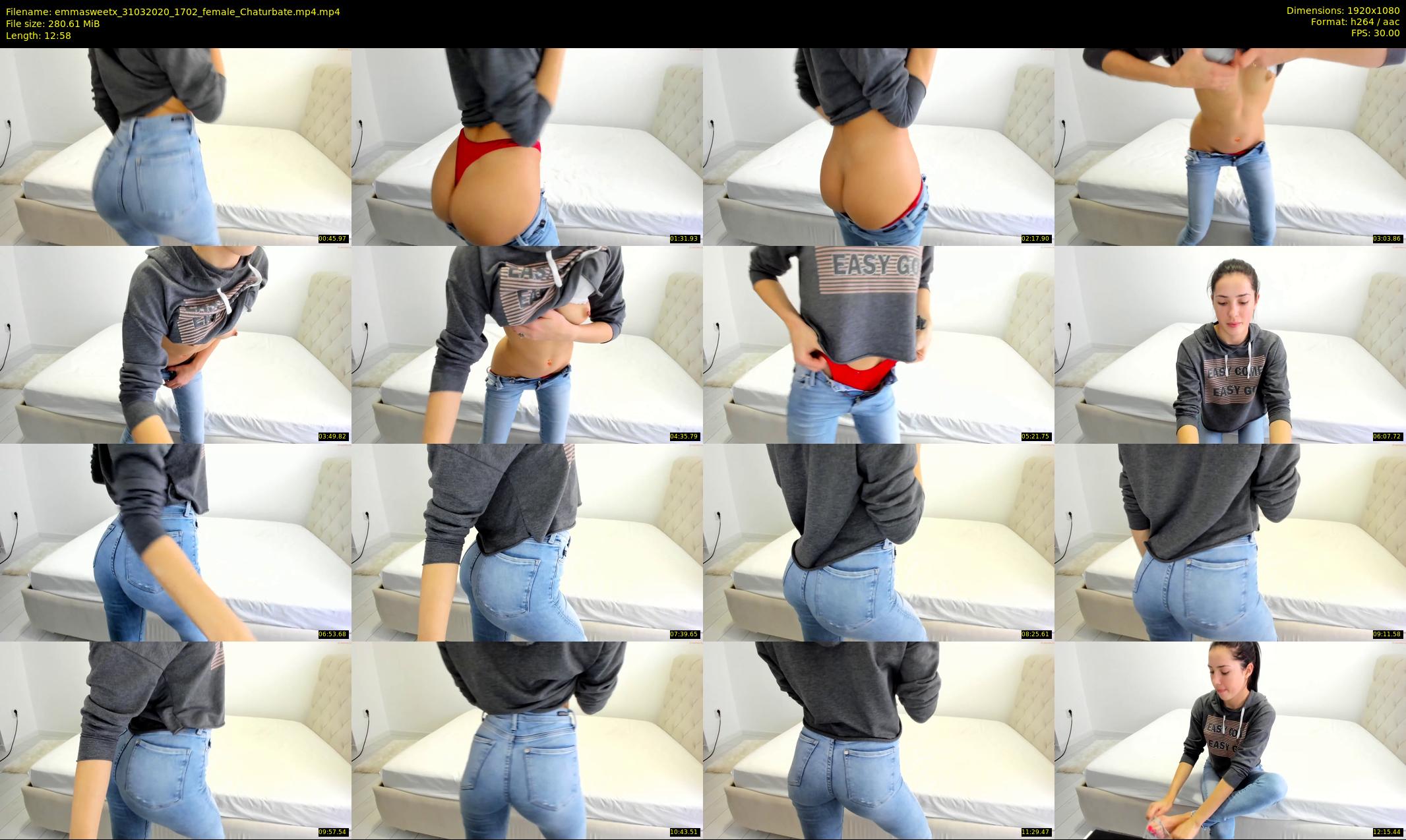 emmasweetx — 13 minute Chaturbate couple cam show recording, 1080p, Mar 31, 2020