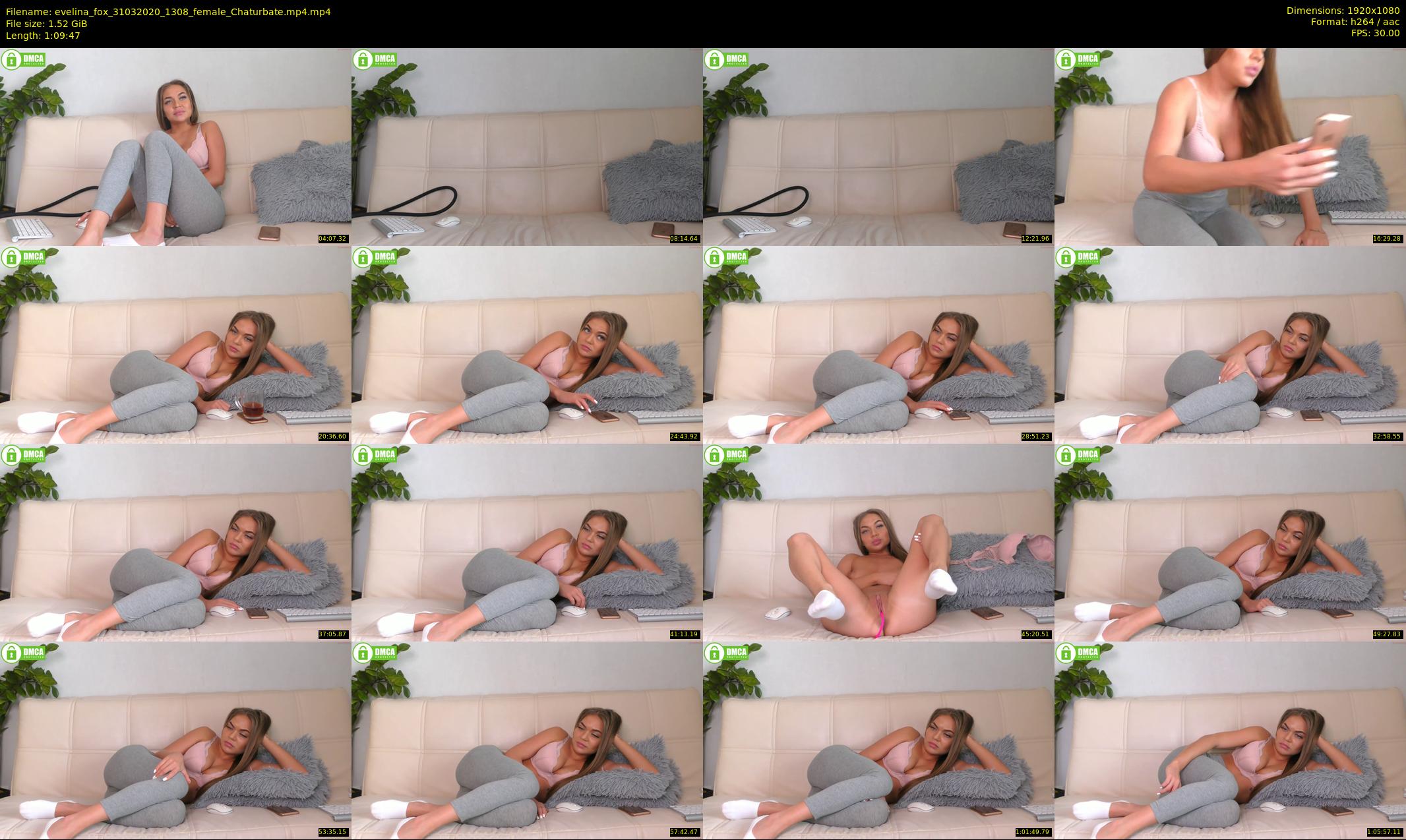 evelina_fox — 70 minute Chaturbate female cam show recording, 1080p, Mar 31, 2020