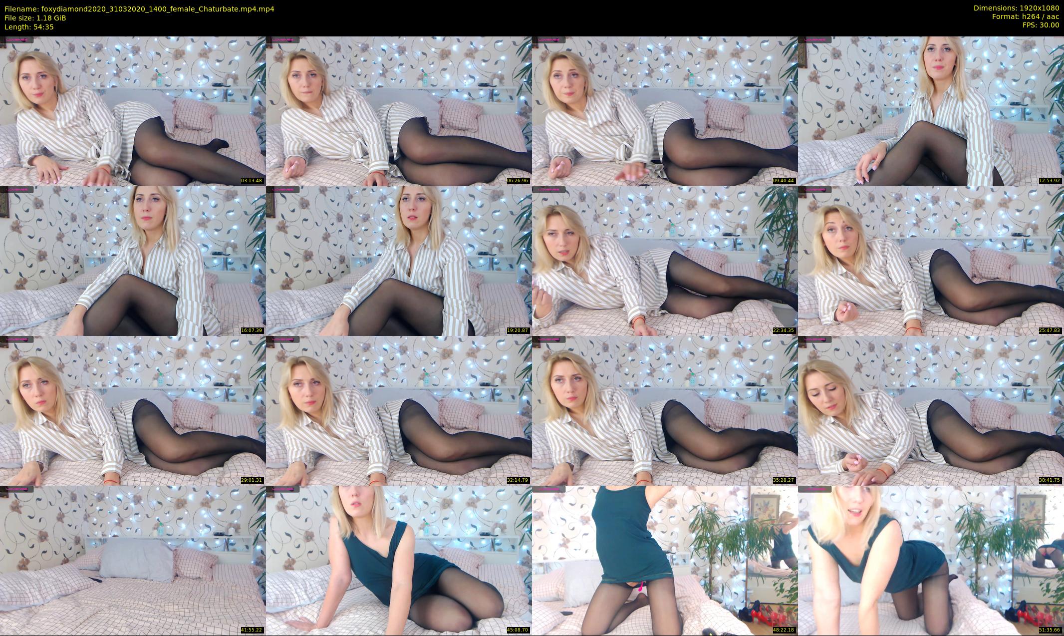 foxydiamond2020 — 55 minute Chaturbate female cam show recording, 1080p, Mar 31, 2020