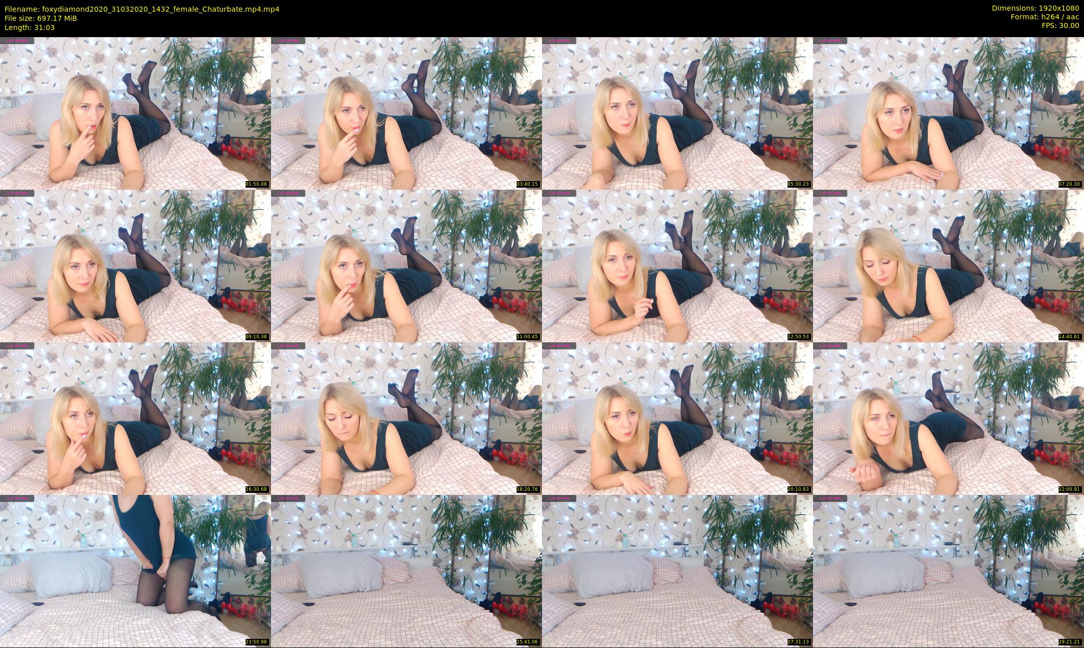 foxydiamond2020 — 32 minute Chaturbate female cam show recording, 1080p, Mar 31, 2020