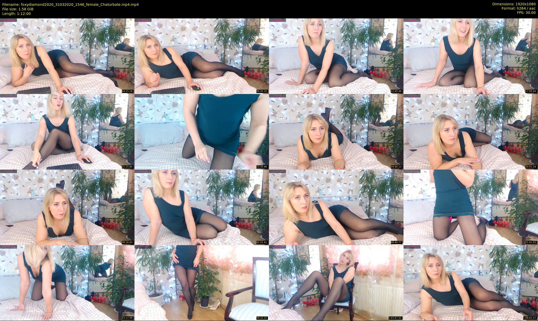 foxydiamond2020 — 72 minute Chaturbate female cam show recording, 1080p, Mar 31, 2020