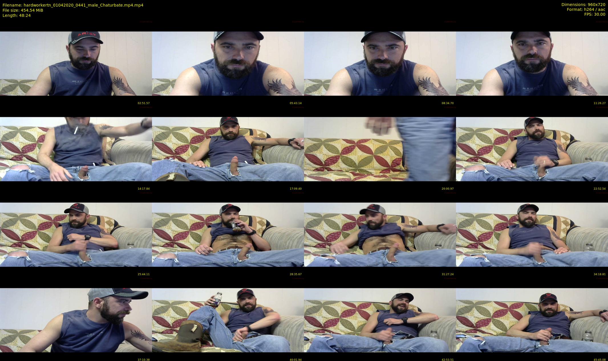 hardworkertn — 49 minute Chaturbate male cam show recording, 720p, Apr 1, 2020