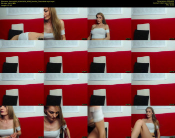 hornygirllx — 8 minute Chaturbate female cam show recording, 480p, Apr 1, 2020