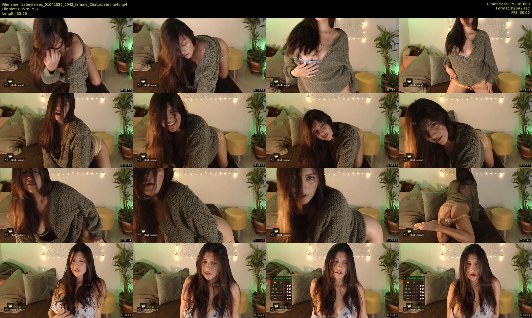 isabeyferrec — 36 minute Chaturbate female cam show recording, 1080p, Apr 1, 2020