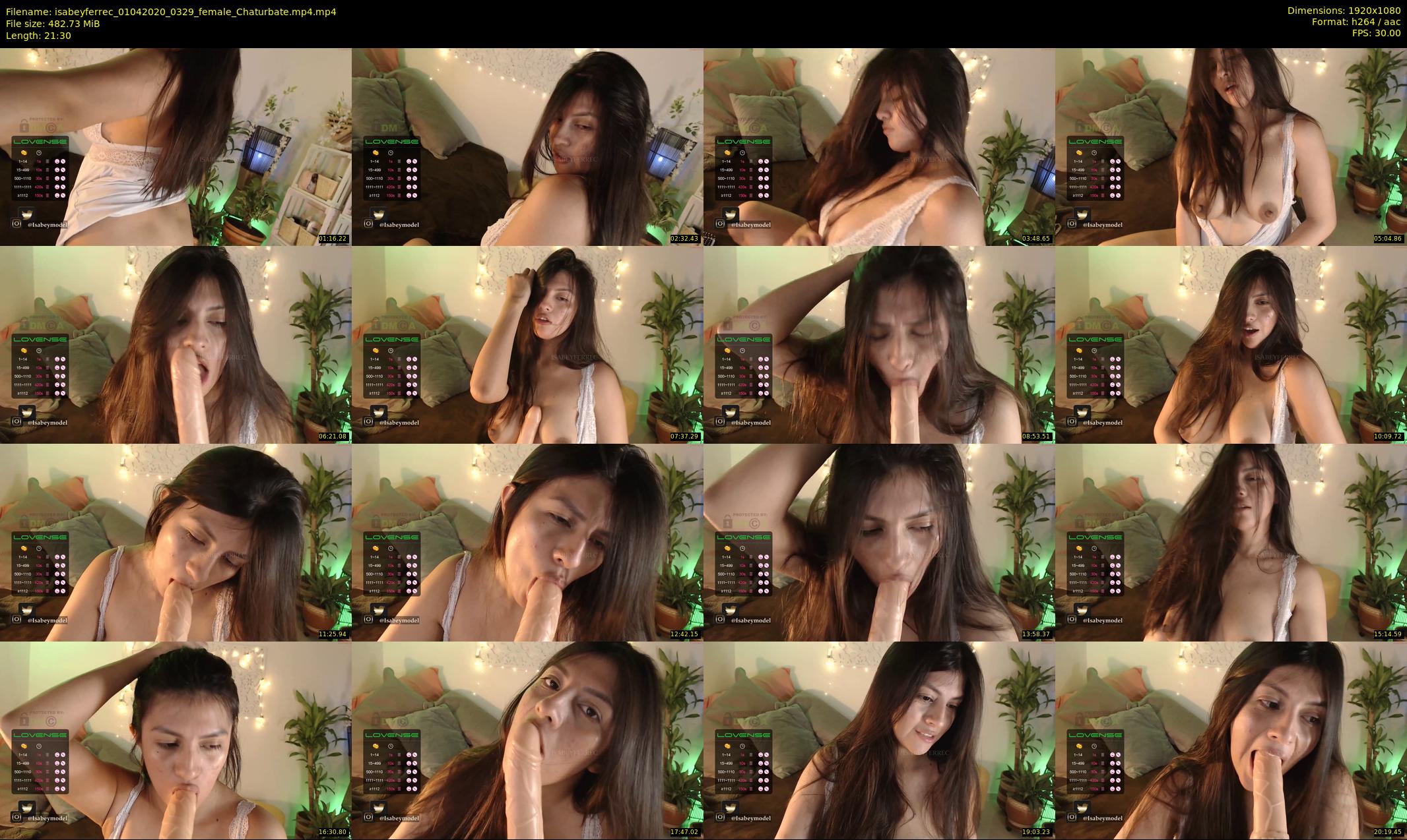 isabeyferrec — 22 minute Chaturbate female cam show recording, 1080p, Apr 1, 2020