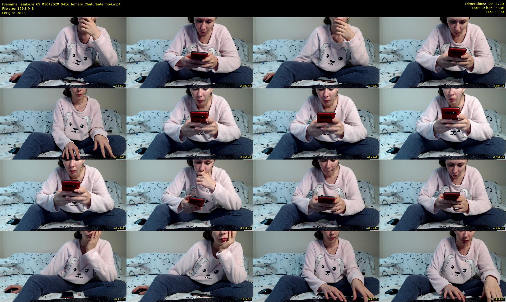 issabelle_69 — 16 minute Chaturbate couple cam show recording, 720p, Apr 1, 2020