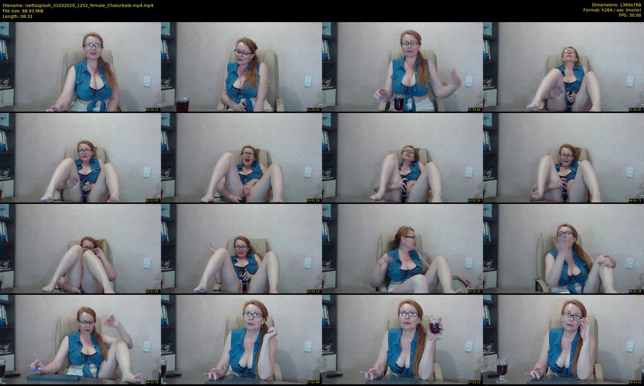 ivettasplash — 9 minute Chaturbate female cam show recording, 720p, Mar 31, 2020