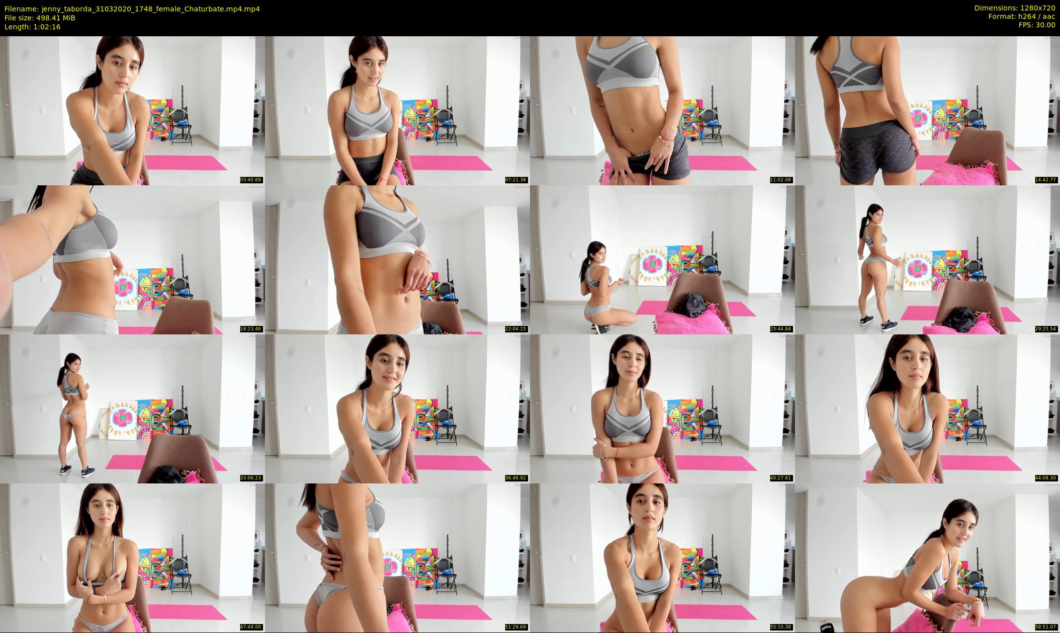 jenny_taborda — 63 minute Chaturbate female cam show recording, 720p, Mar 31, 2020