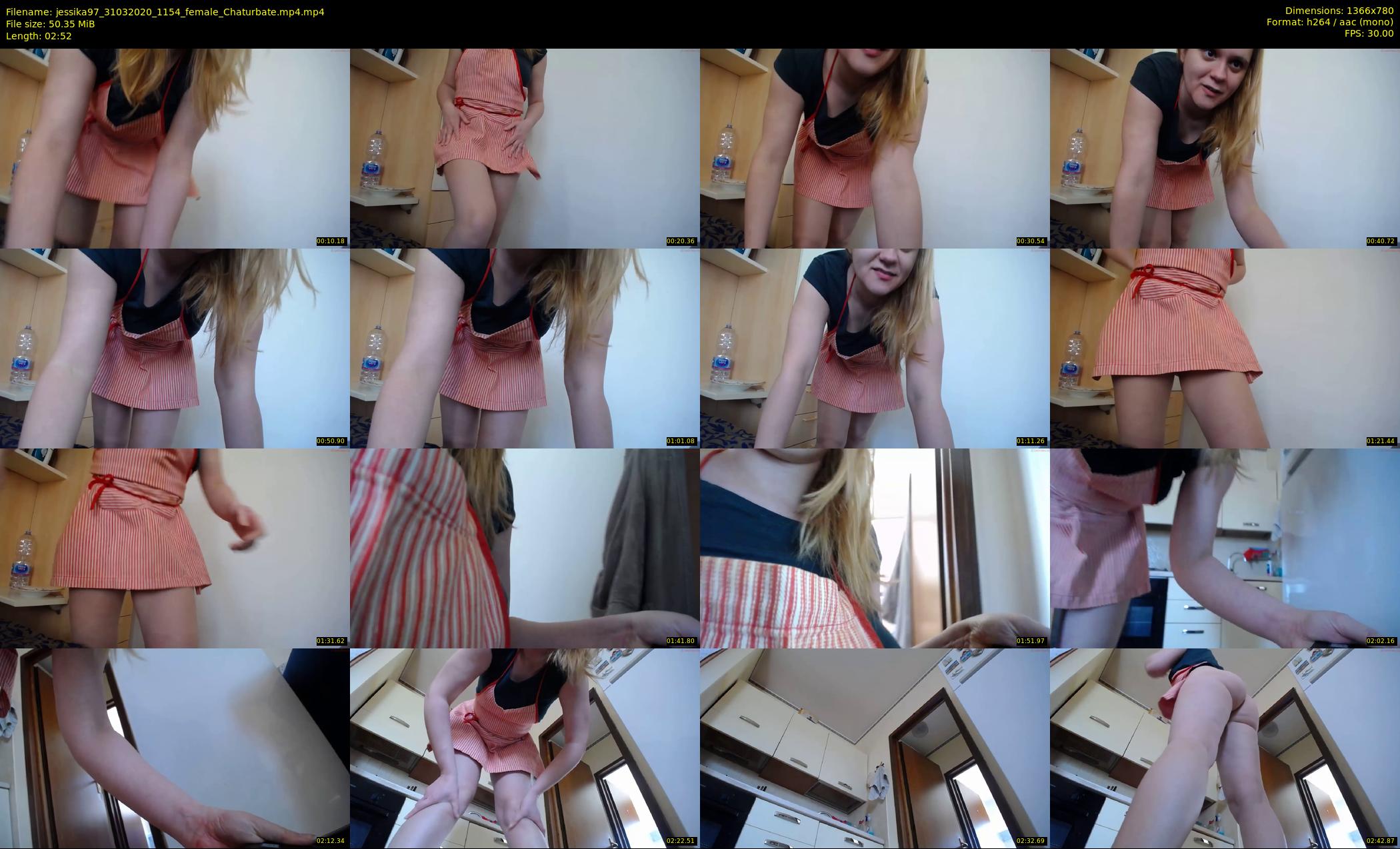 jessika97 — 3 minute Chaturbate female cam show recording, 720p, Mar 31, 2020