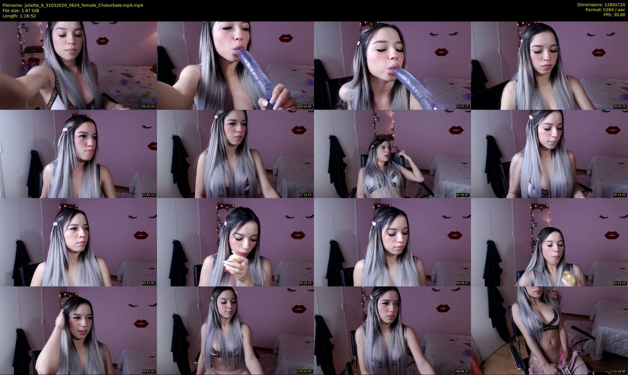 julietta_9 — 77 minute Chaturbate female cam show recording, 720p, Mar 31, 2020