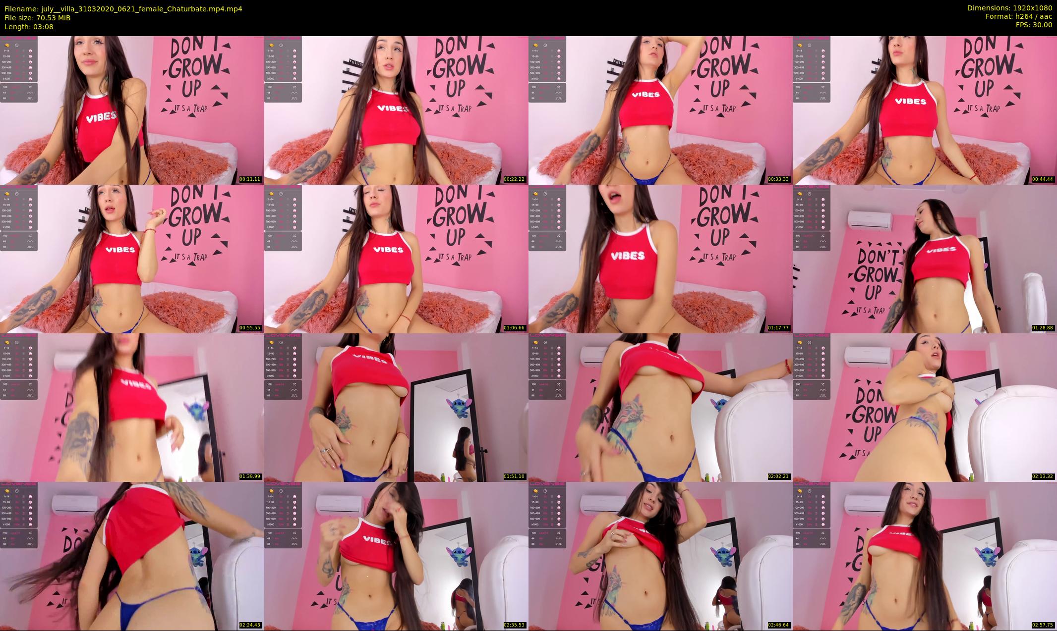 july__villa — 4 minute Chaturbate female cam show recording, 1080p, Mar 31, 2020