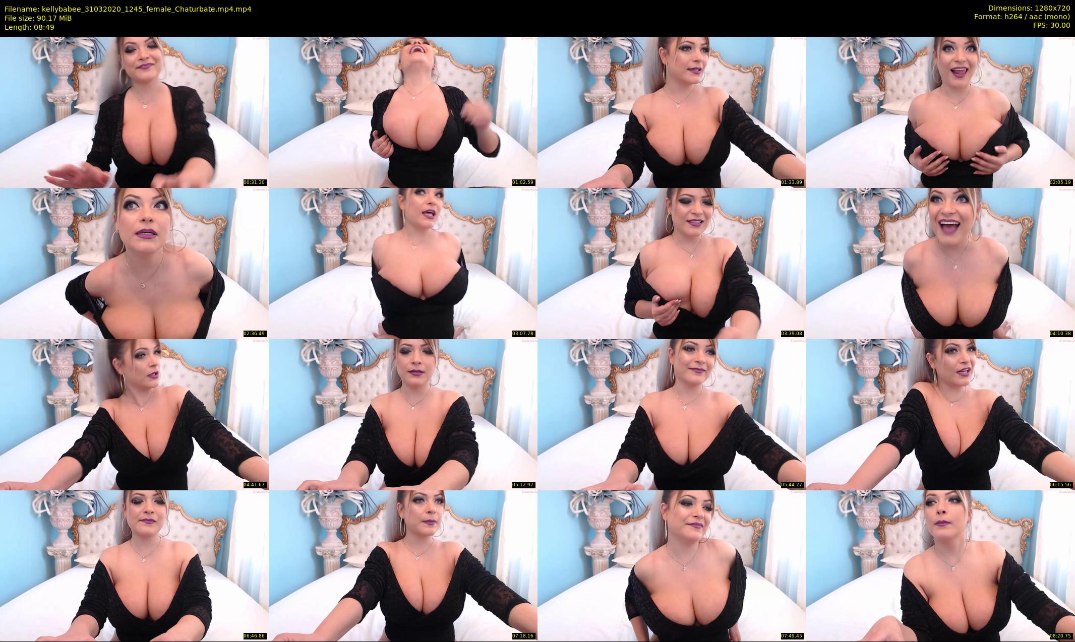 kellybabee — 9 minute Chaturbate female cam show recording, 720p, Mar 31, 2020