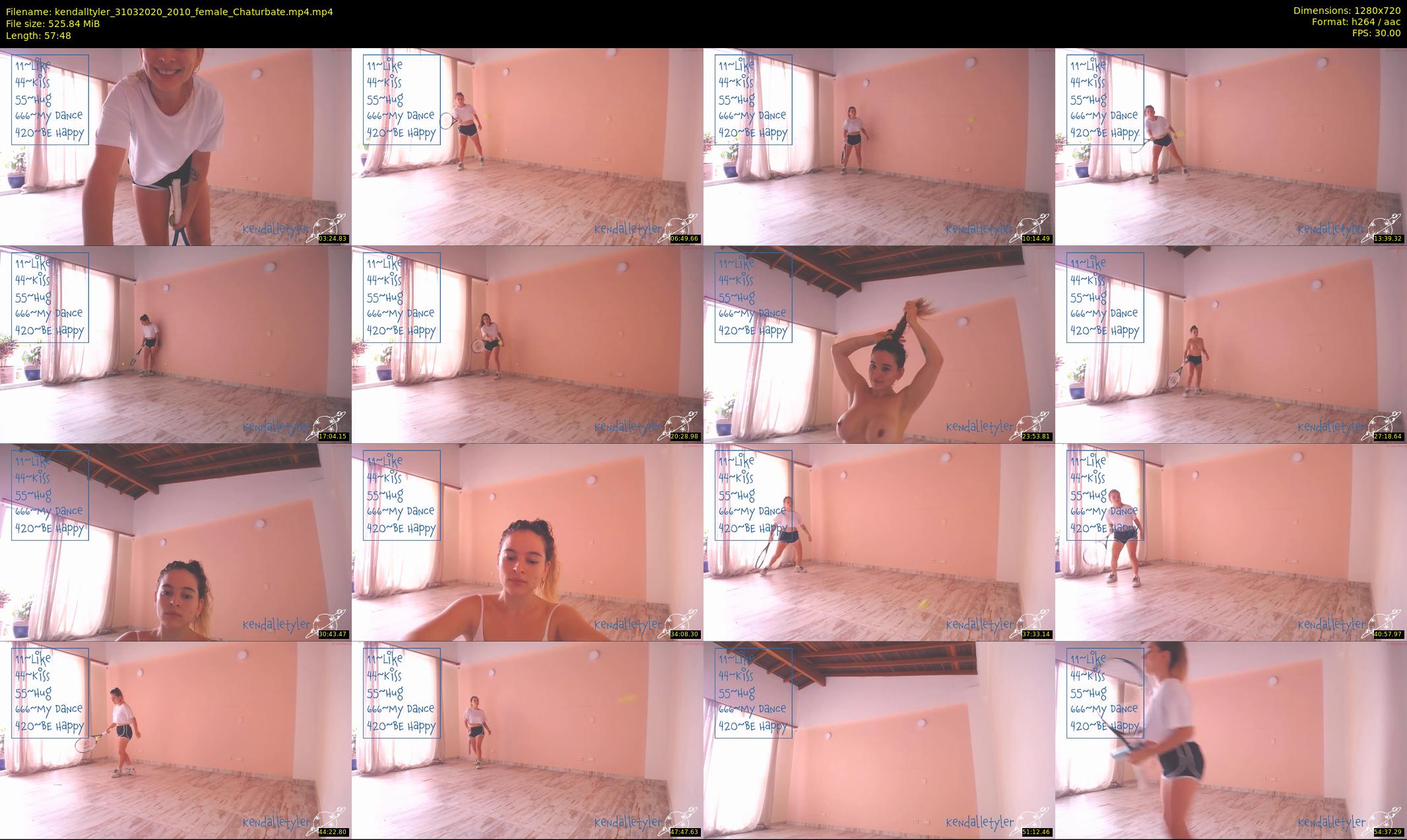 kendalltyler — 58 minute Chaturbate female cam show recording, 720p, Mar 31, 2020