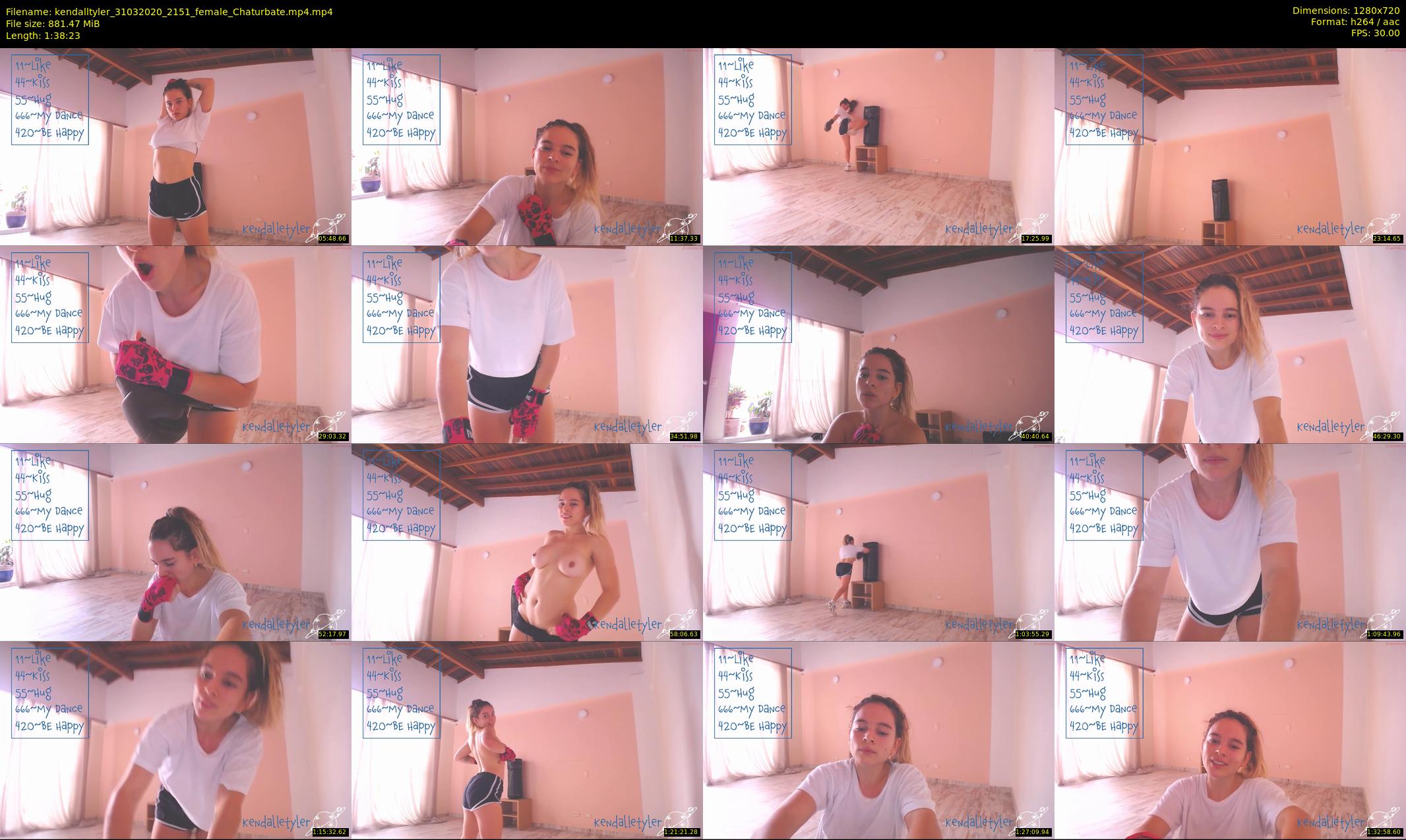 kendalltyler — 99 minute Chaturbate female cam show recording, 720p, Mar 31, 2020