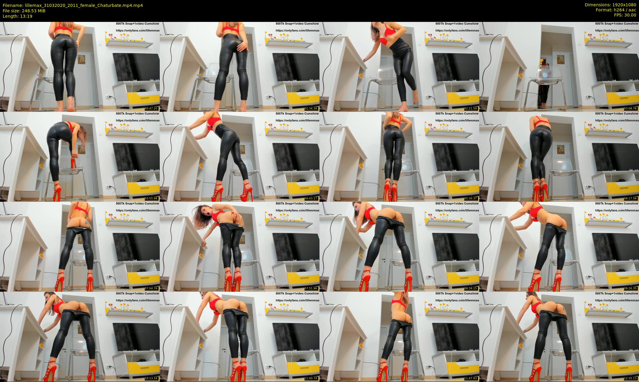 lillemax — 14 minute Chaturbate female cam show recording, 1080p, Mar 31, 2020