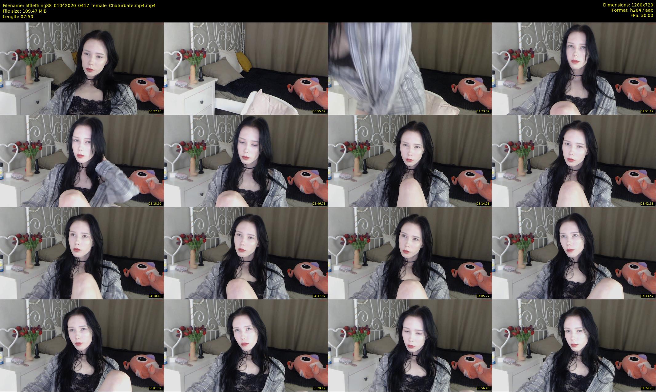 littlething88 — 8 minute Chaturbate female cam show recording, 720p, Apr 1, 2020