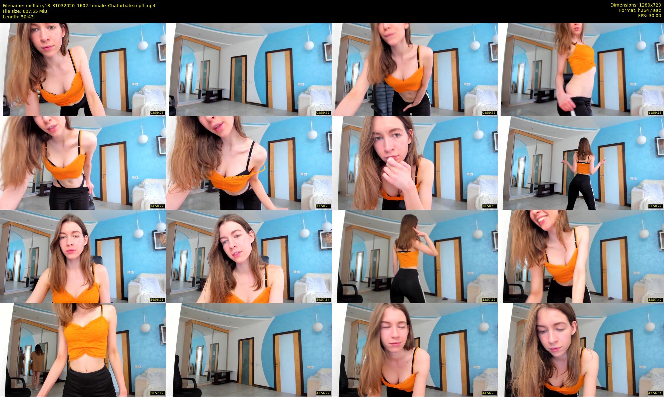 mcflurry18 — 51 minute Chaturbate female cam show recording, 720p, Mar 31, 2020