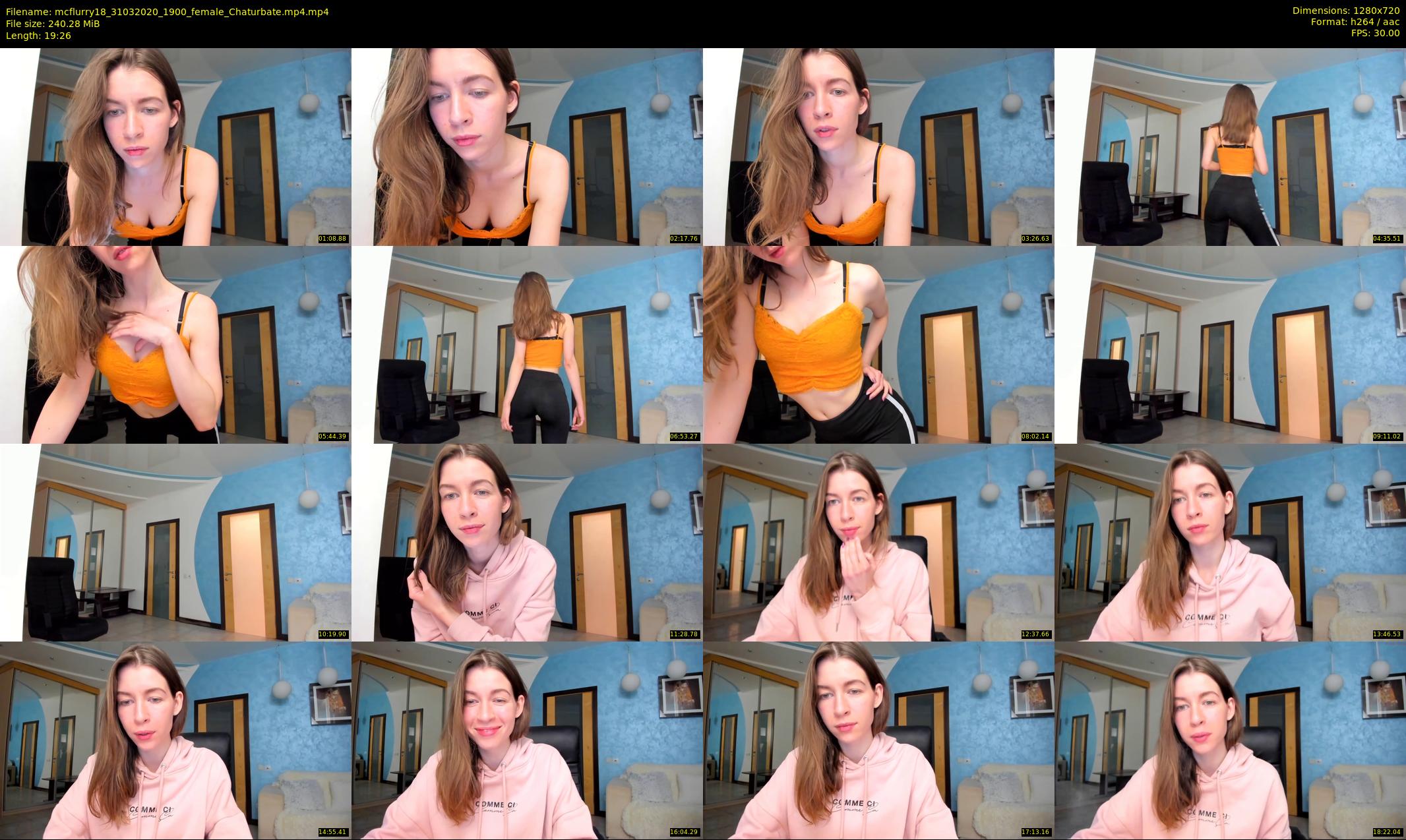 mcflurry18 — 20 minute Chaturbate female cam show recording, 720p, Mar 31, 2020