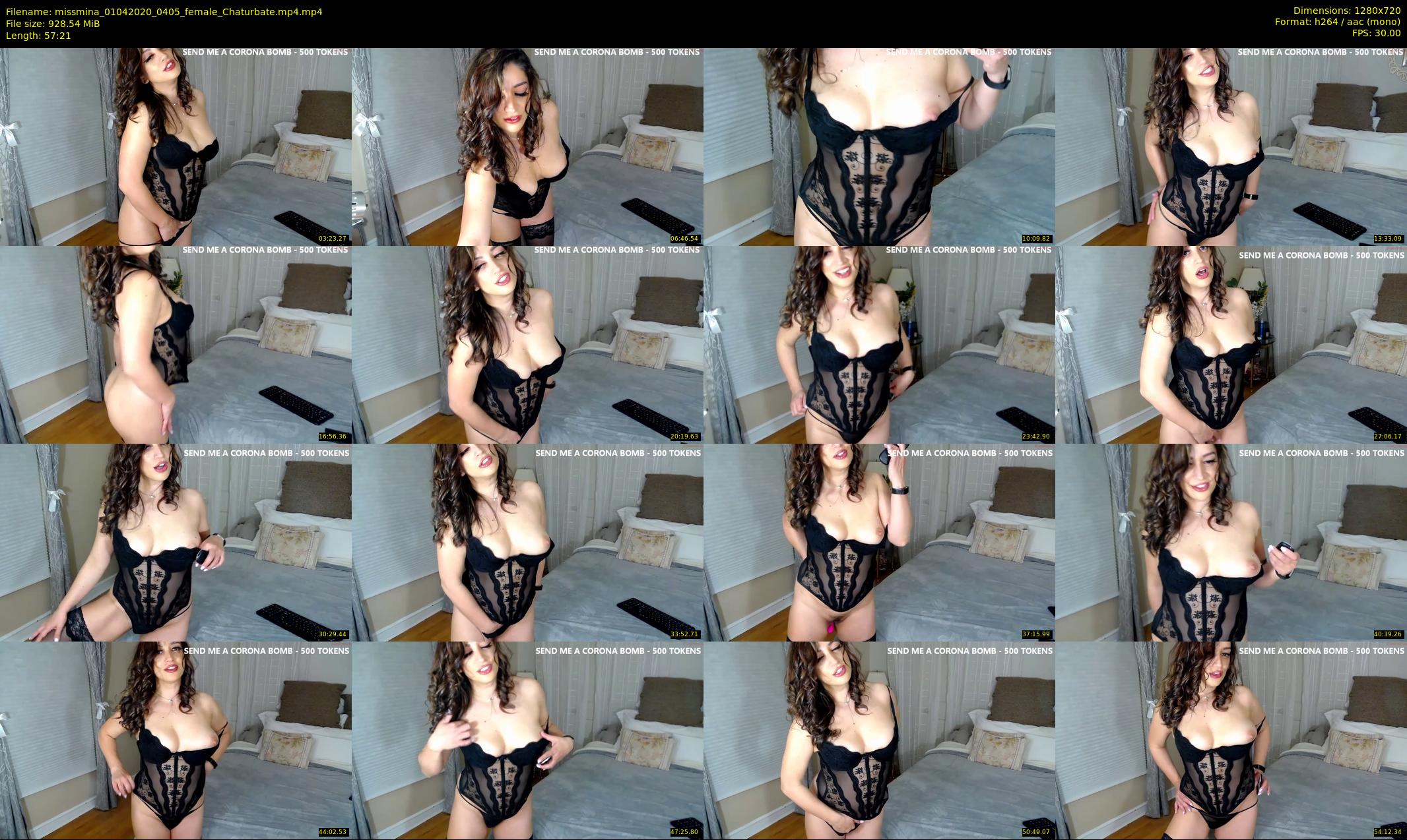missmina — 58 minute Chaturbate female cam show recording, 720p, Apr 1, 2020