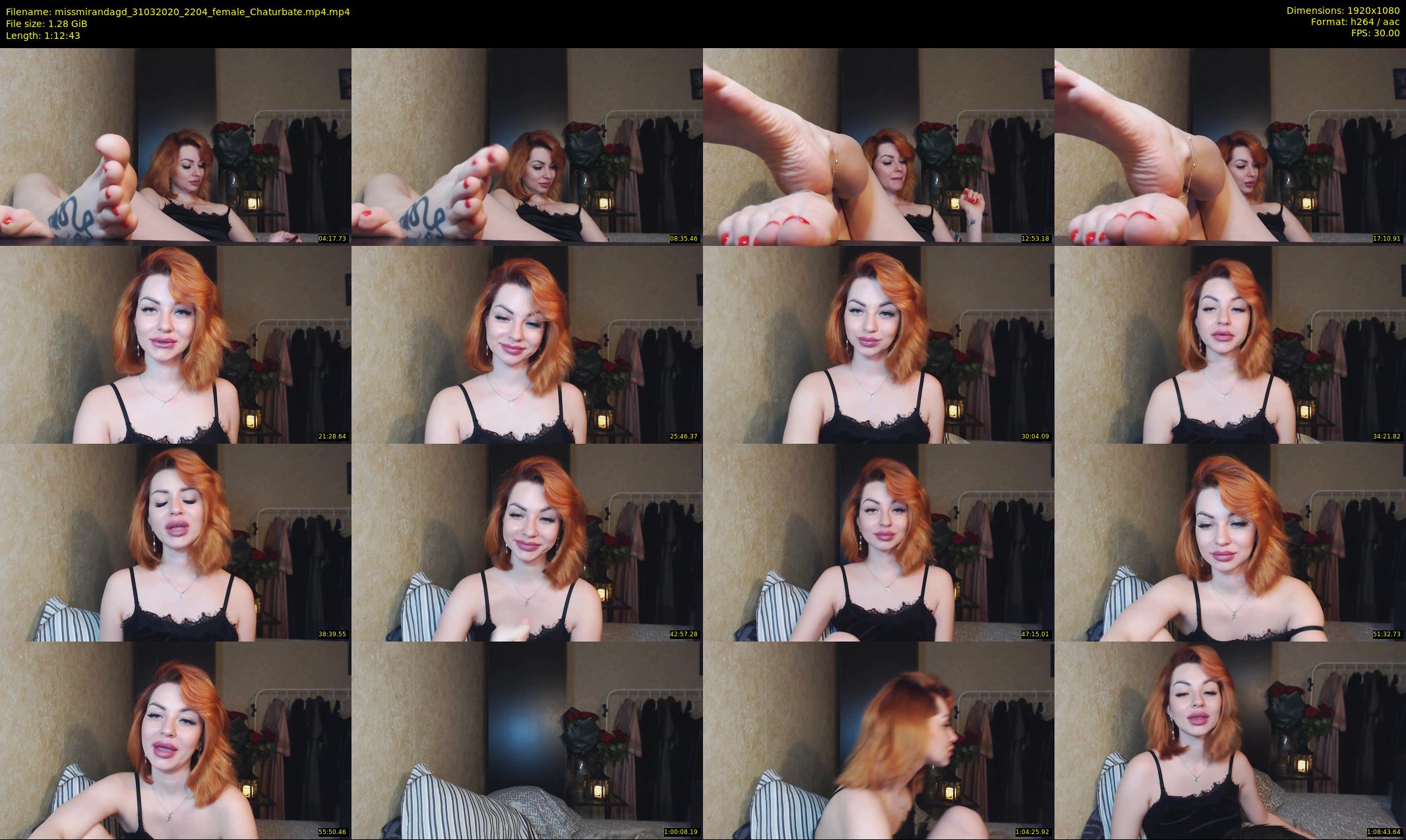 missmirandagd — 73 minute Chaturbate female cam show recording, 1080p, Mar 31, 2020
