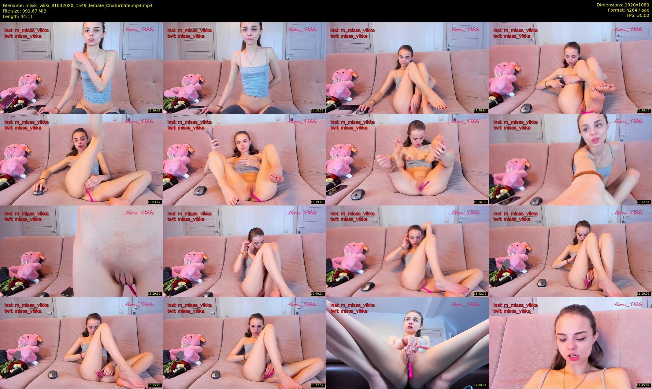 misss_vikki — 45 minute Chaturbate female cam show recording, 1080p, Mar 31, 2020