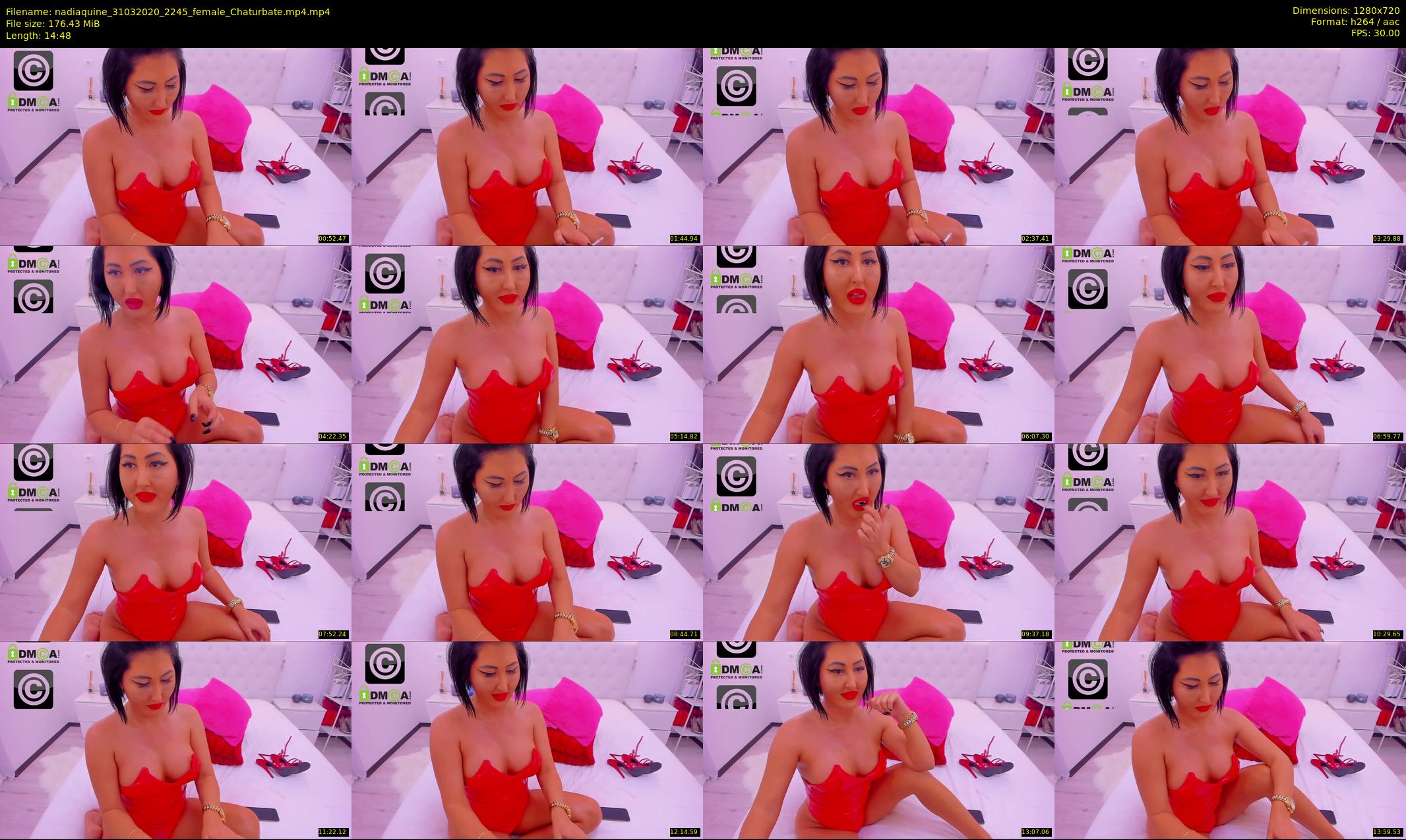 nadiaquine — 15 minute Chaturbate female cam show recording, 720p, Mar 31, 2020