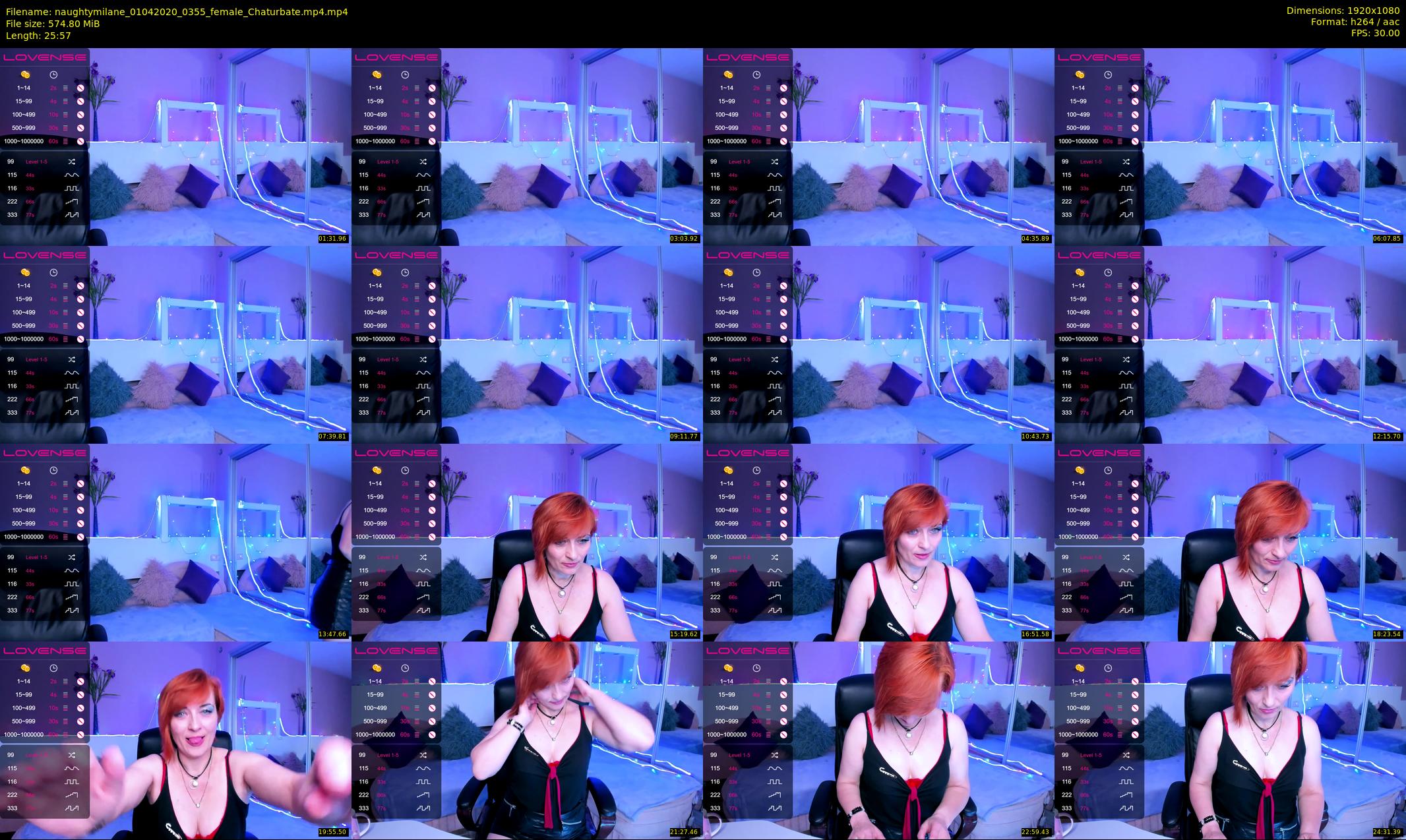 naughtymilane — 26 minute Chaturbate female cam show recording, 1080p, Apr 1, 2020
